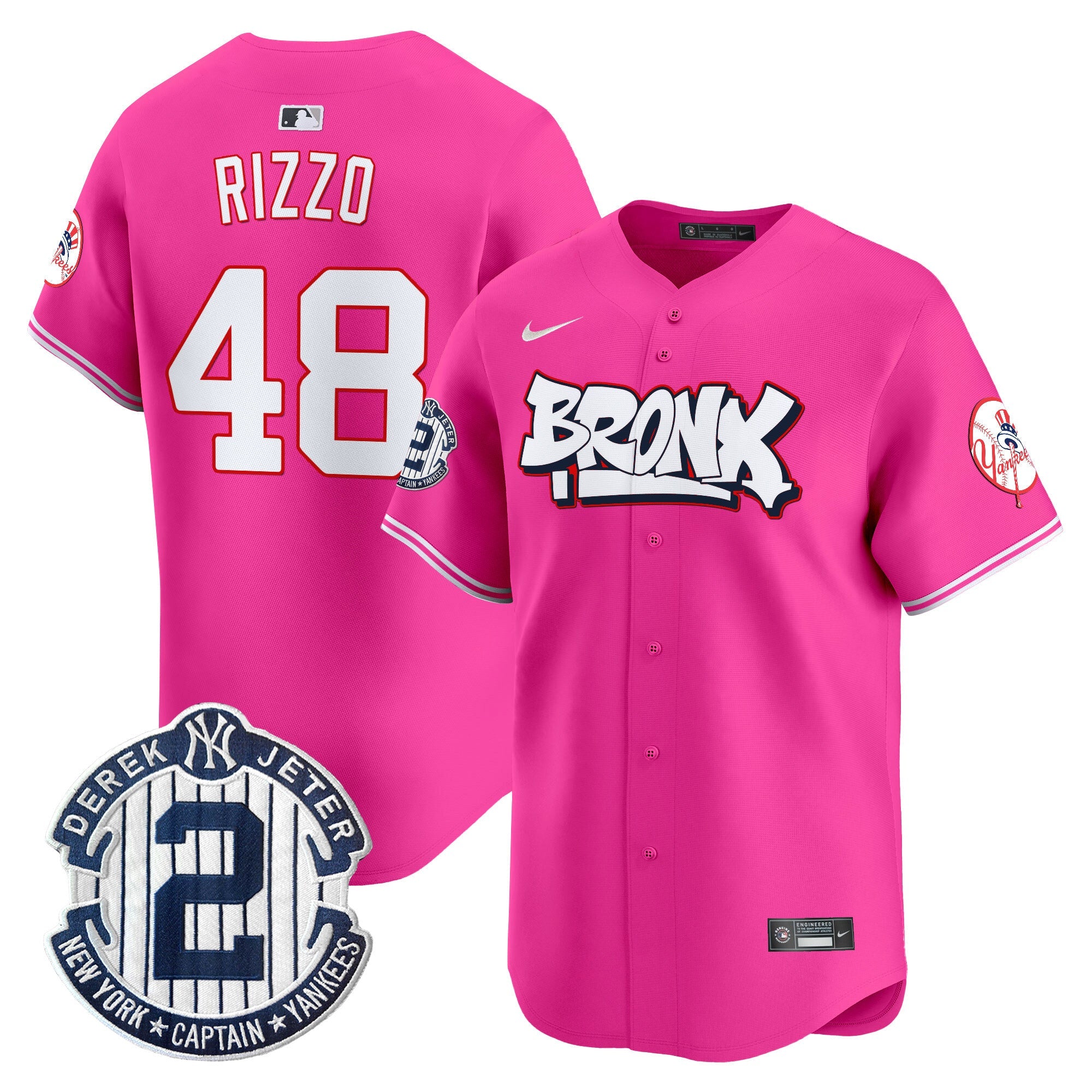 Men’s New York The Bronx Graffiti Vapor Premier Limited Jersey V4