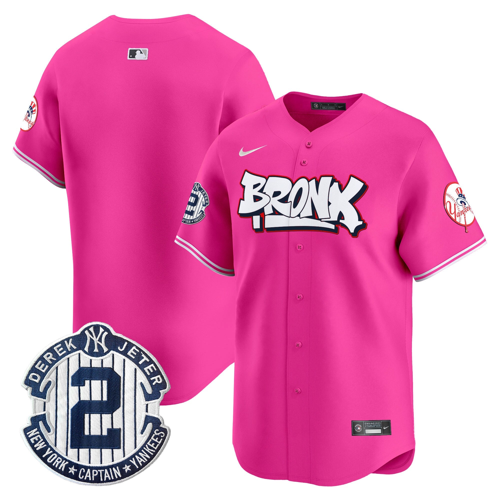 Men’s New York The Bronx Graffiti Vapor Premier Limited Jersey V4