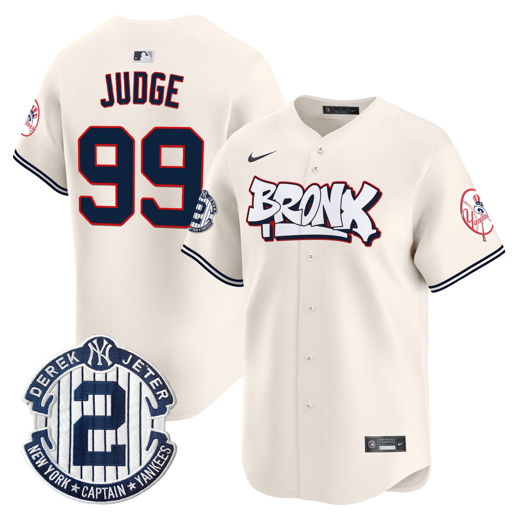 Men’s New York The Bronx Graffiti Vapor Premier Limited Jersey V4