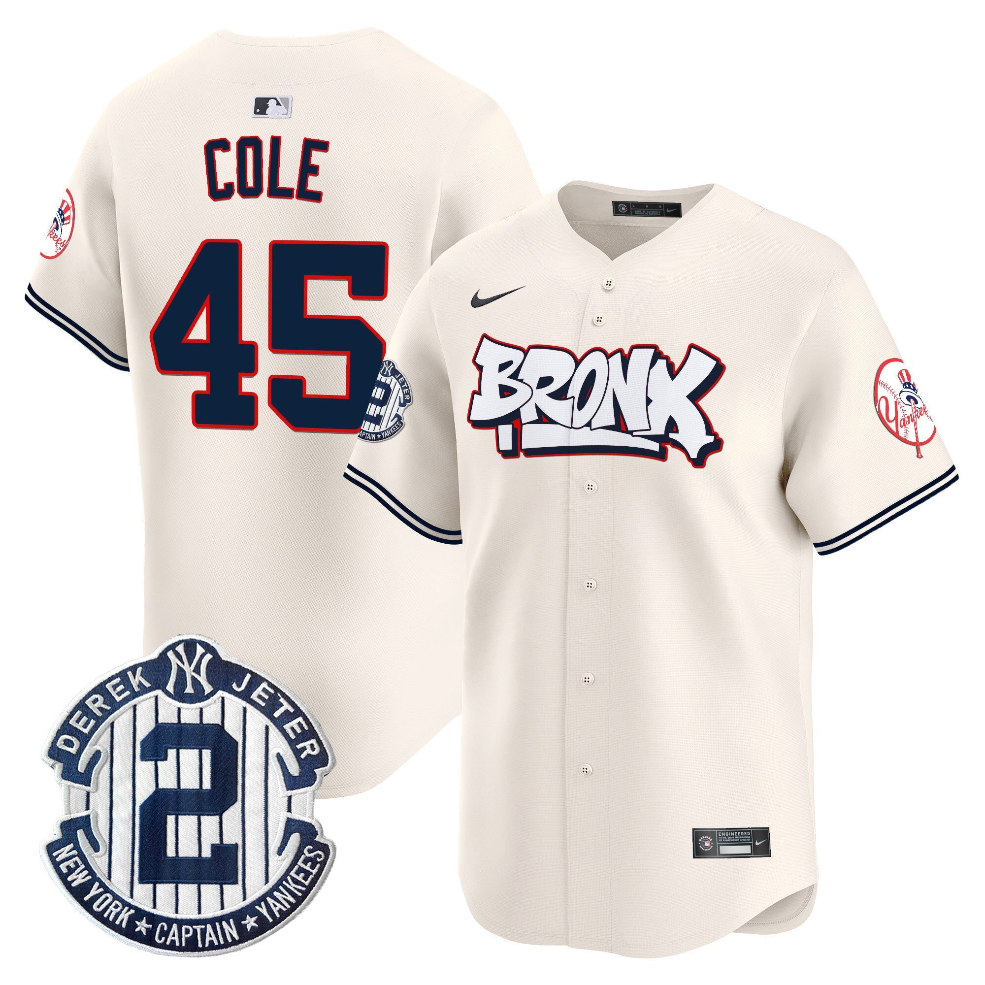Men’s New York The Bronx Graffiti Vapor Premier Limited Jersey V4