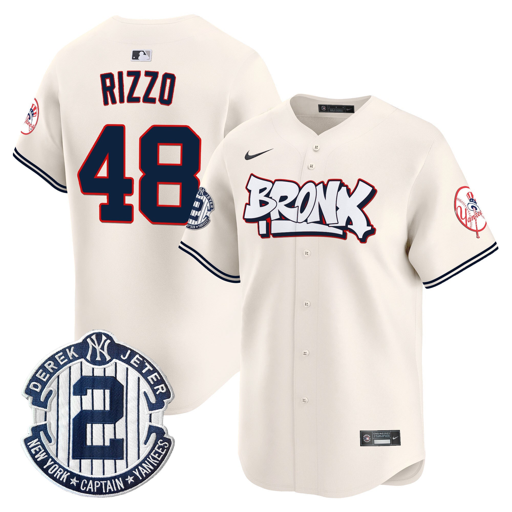 Men’s New York The Bronx Graffiti Vapor Premier Limited Jersey V4