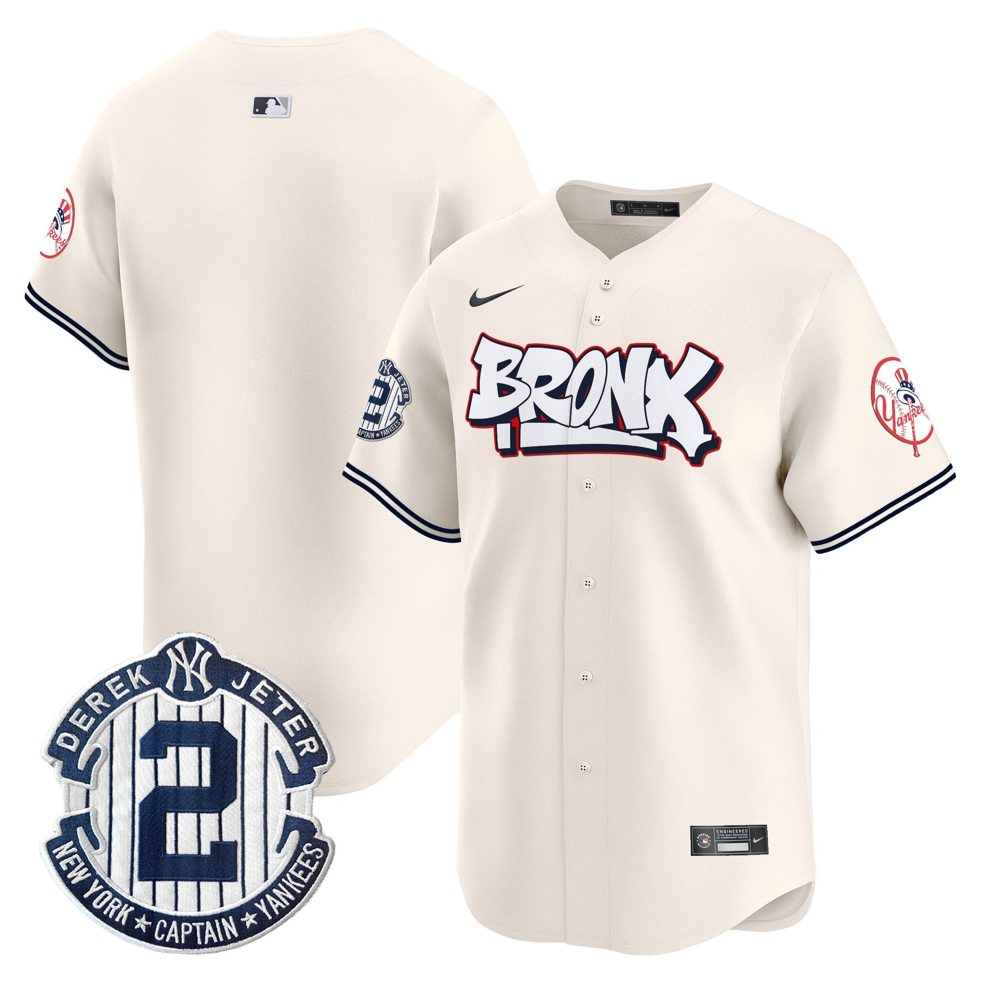 Men’s New York The Bronx Graffiti Vapor Premier Limited Jersey V4