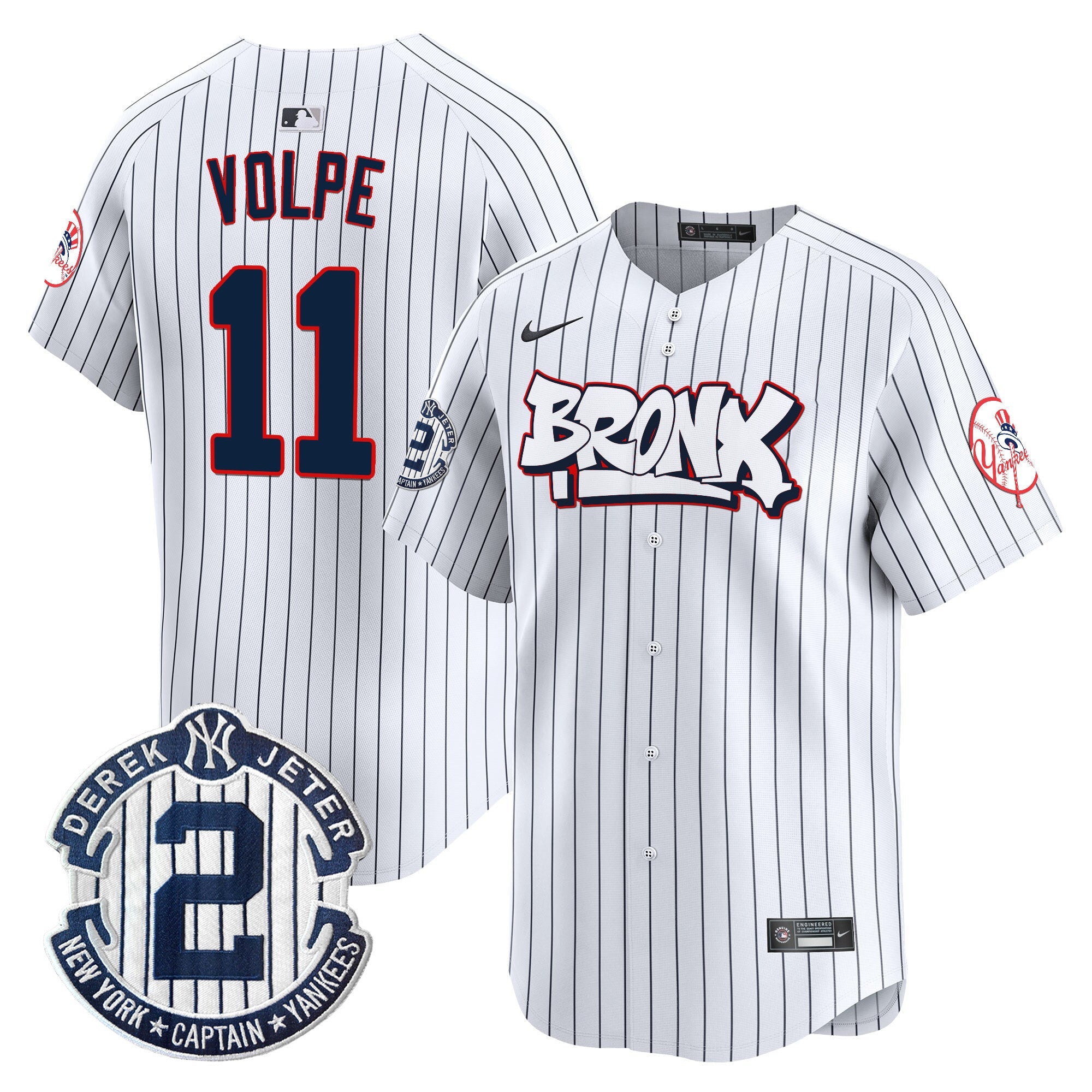 Men’s New York The Bronx Graffiti Vapor Premier Limited Jersey V4