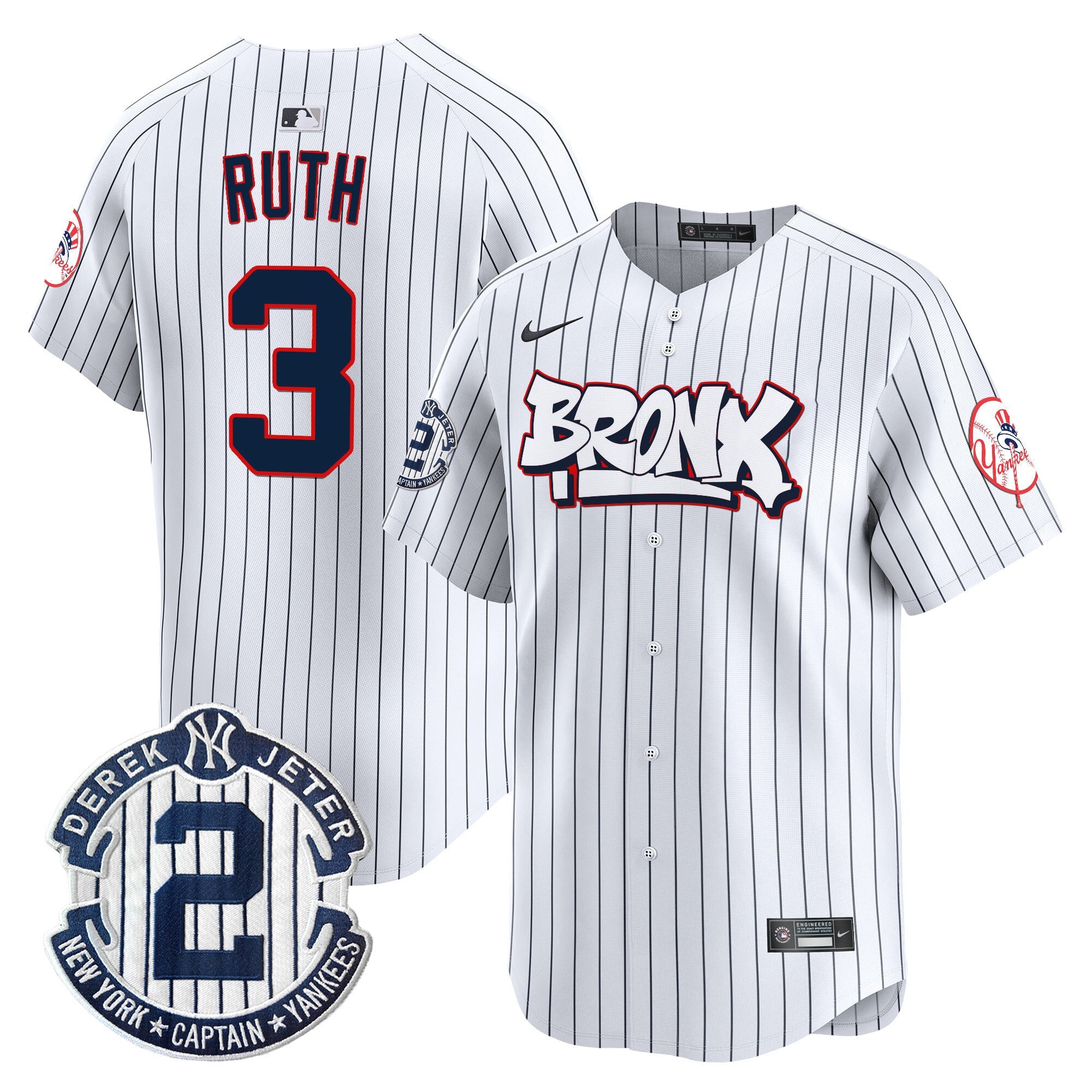Men’s New York The Bronx Graffiti Vapor Premier Limited Jersey V4