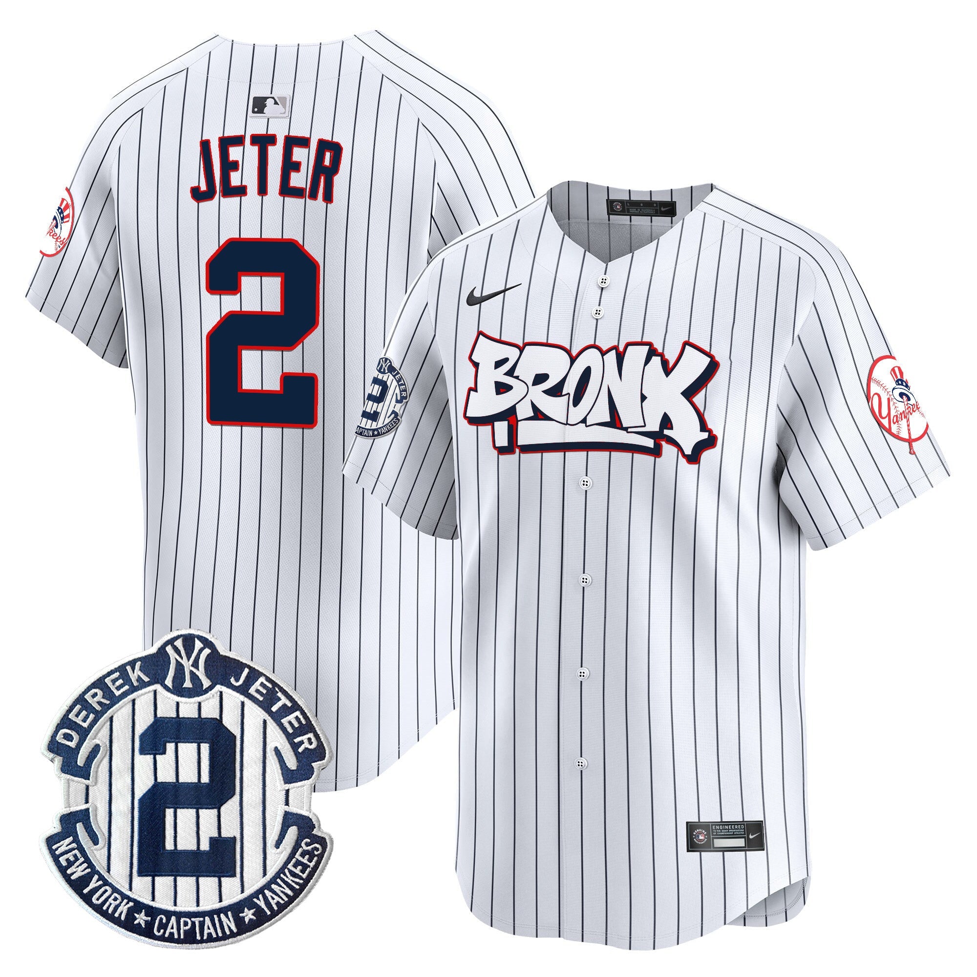 Men’s New York The Bronx Graffiti Vapor Premier Limited Jersey V4