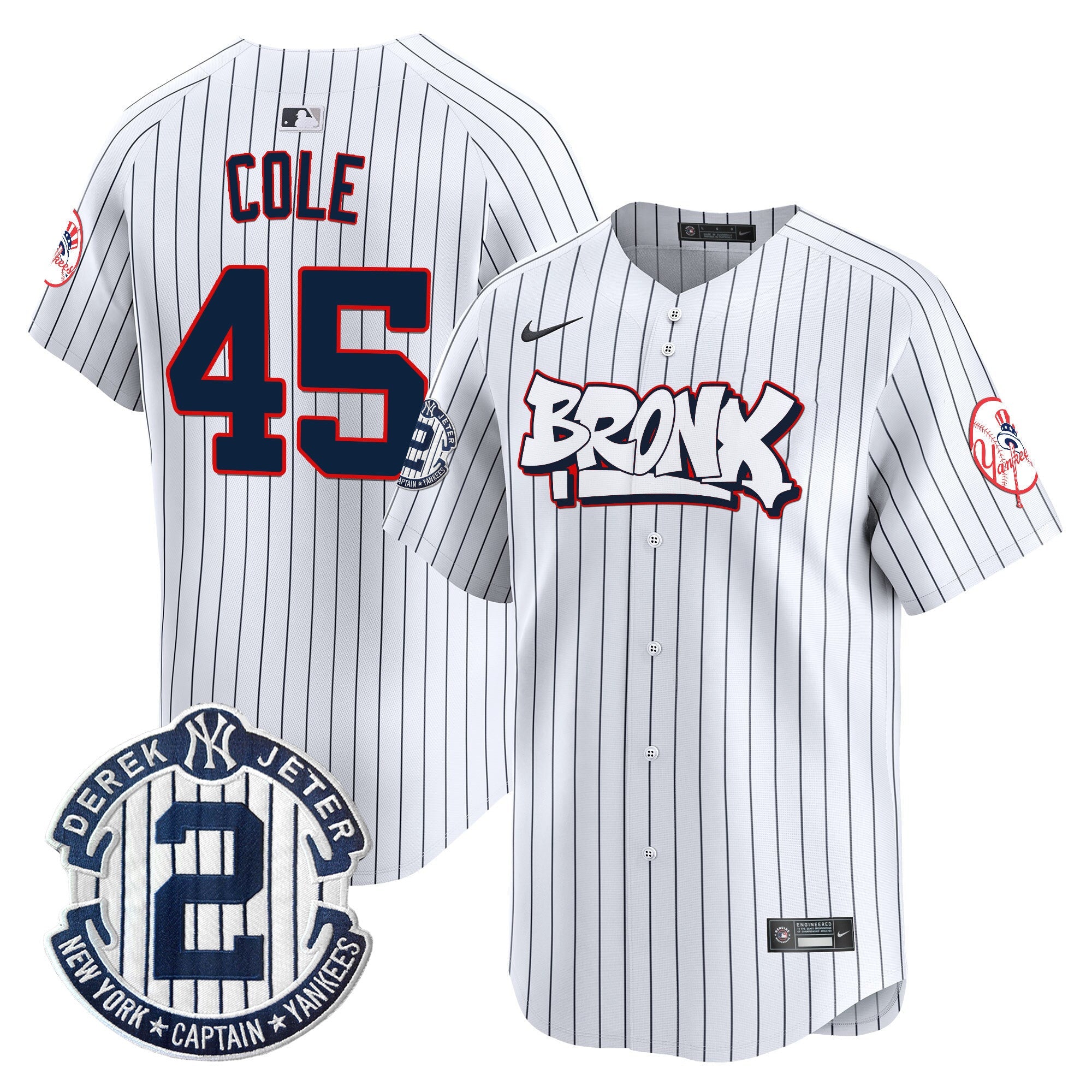 Men’s New York The Bronx Graffiti Vapor Premier Limited Jersey V4