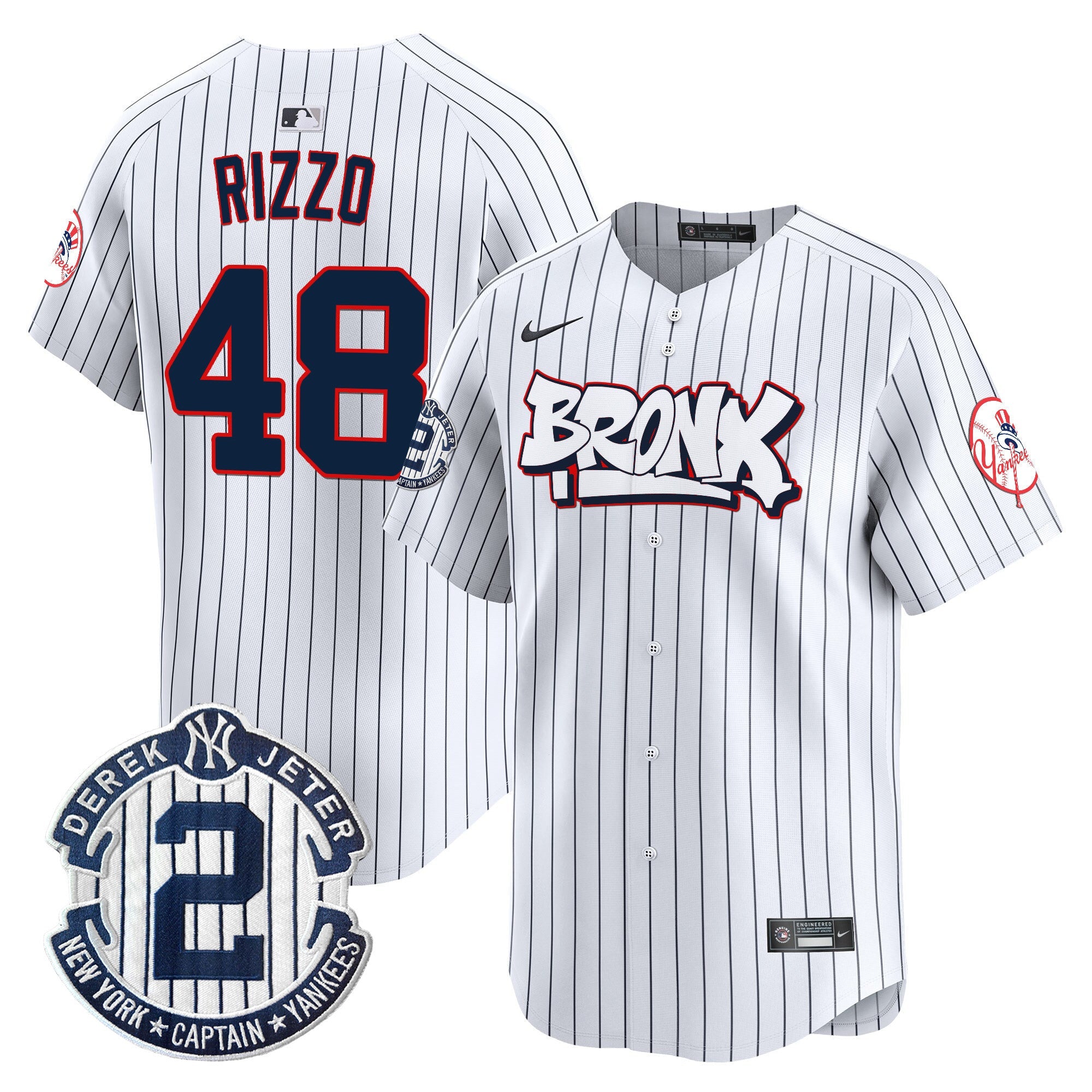 Men’s New York The Bronx Graffiti Vapor Premier Limited Jersey V4
