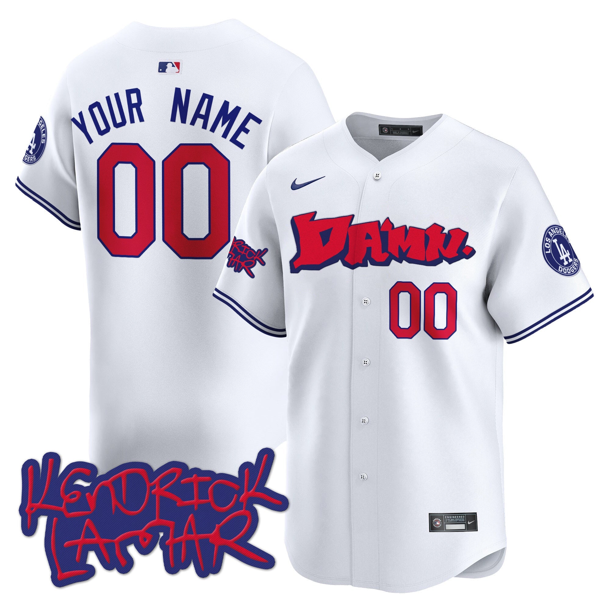 Kendrick Lamar Vapor Premier Limited Custom Jersey