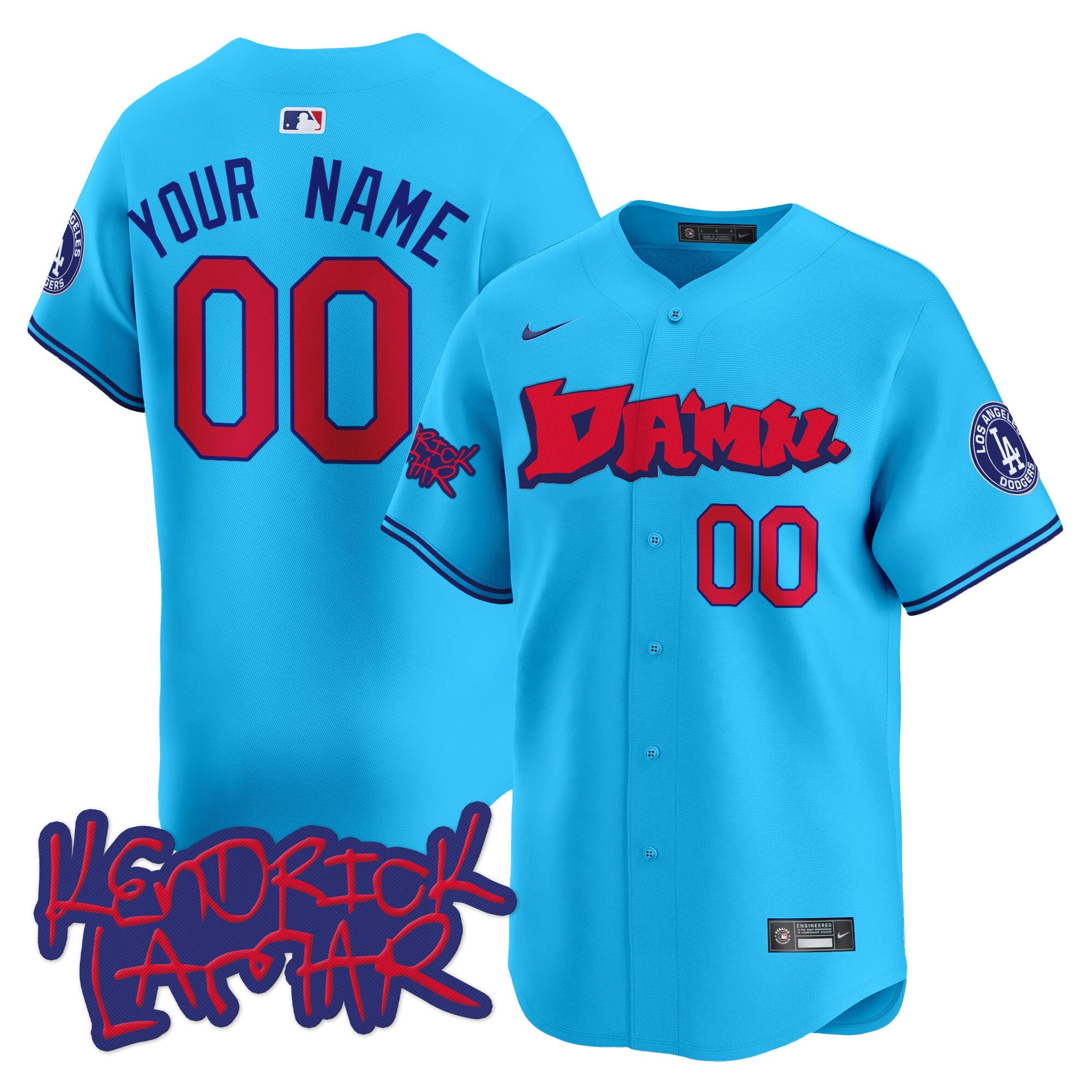 Kendrick Lamar Vapor Premier Limited Custom Jersey