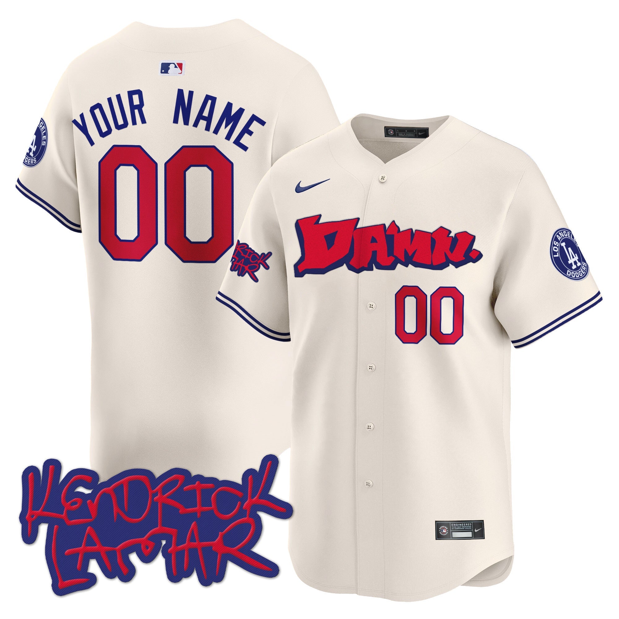 Kendrick Lamar Vapor Premier Limited Custom Jersey