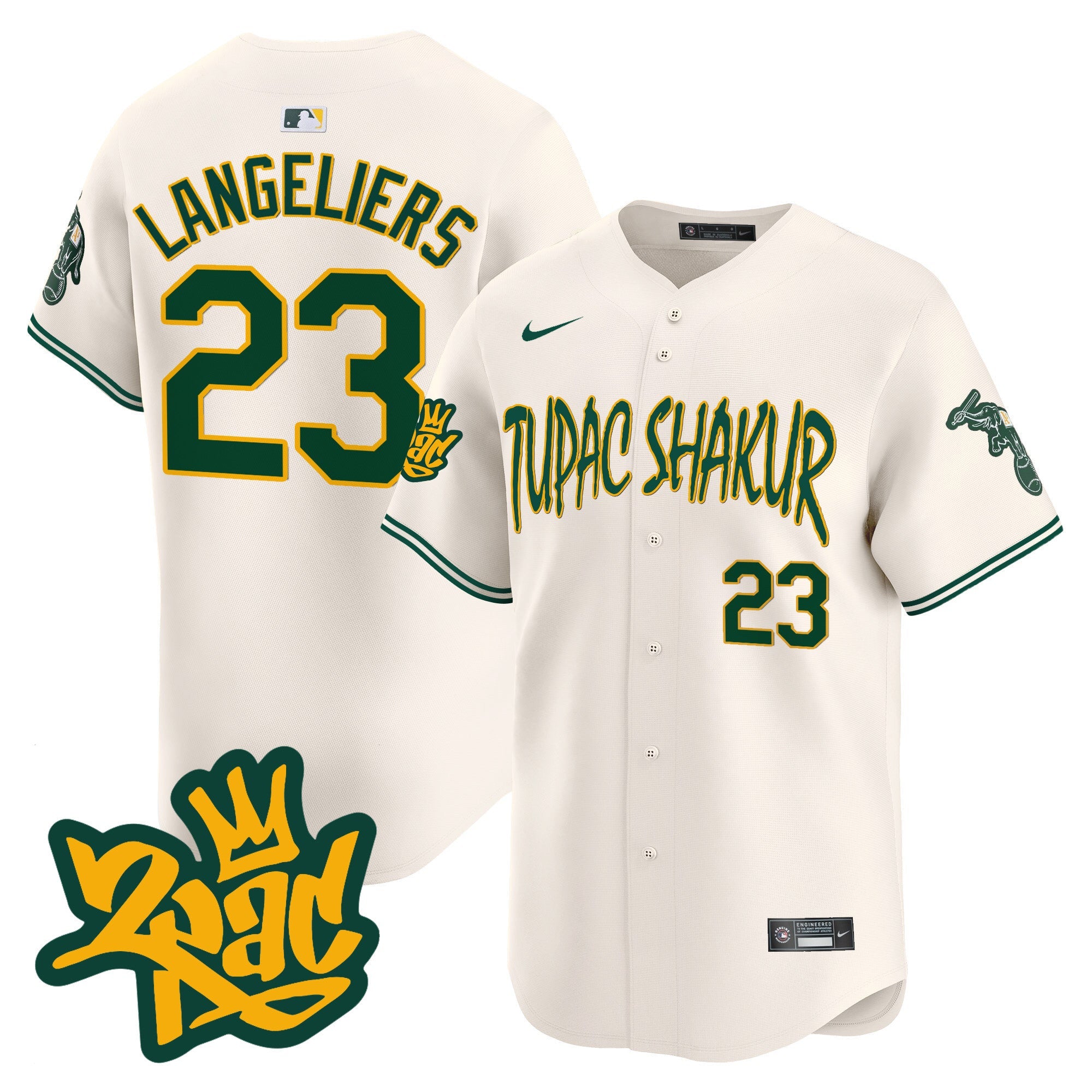 Men’s Oakland Tupac Shakur Vapor Premier Limited Jersey