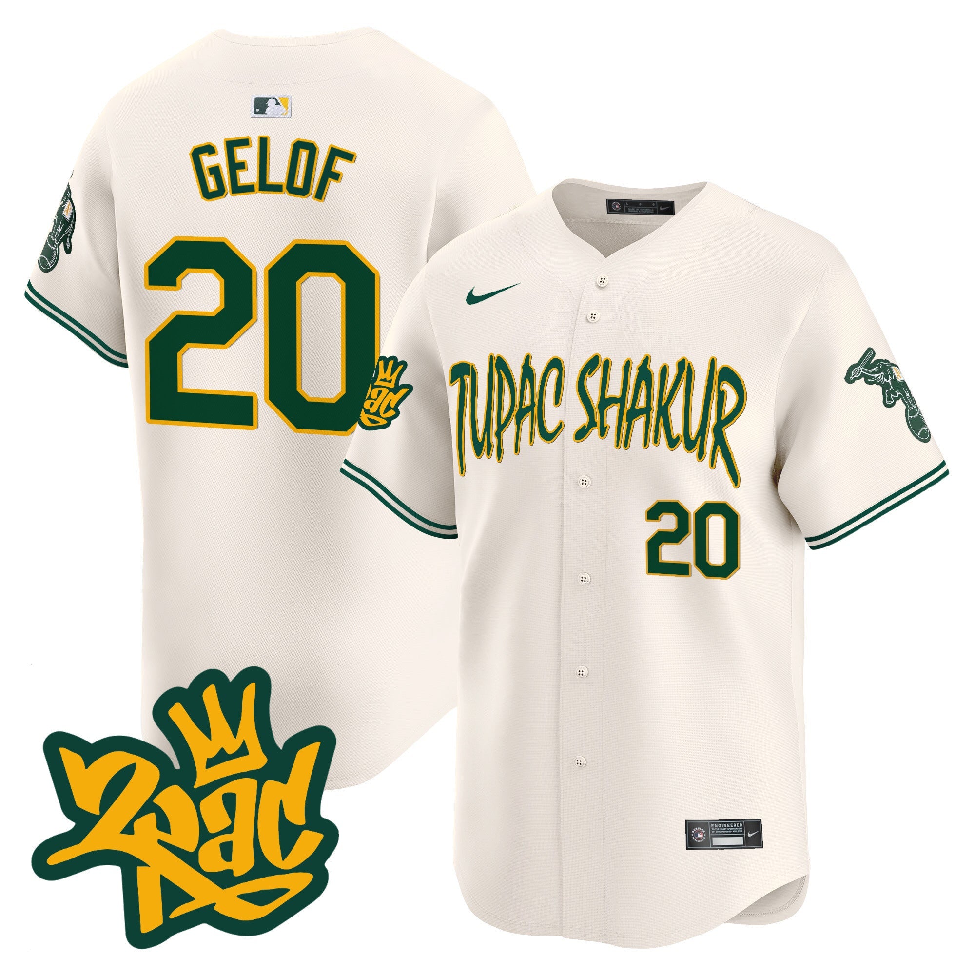Men’s Oakland Tupac Shakur Vapor Premier Limited Jersey