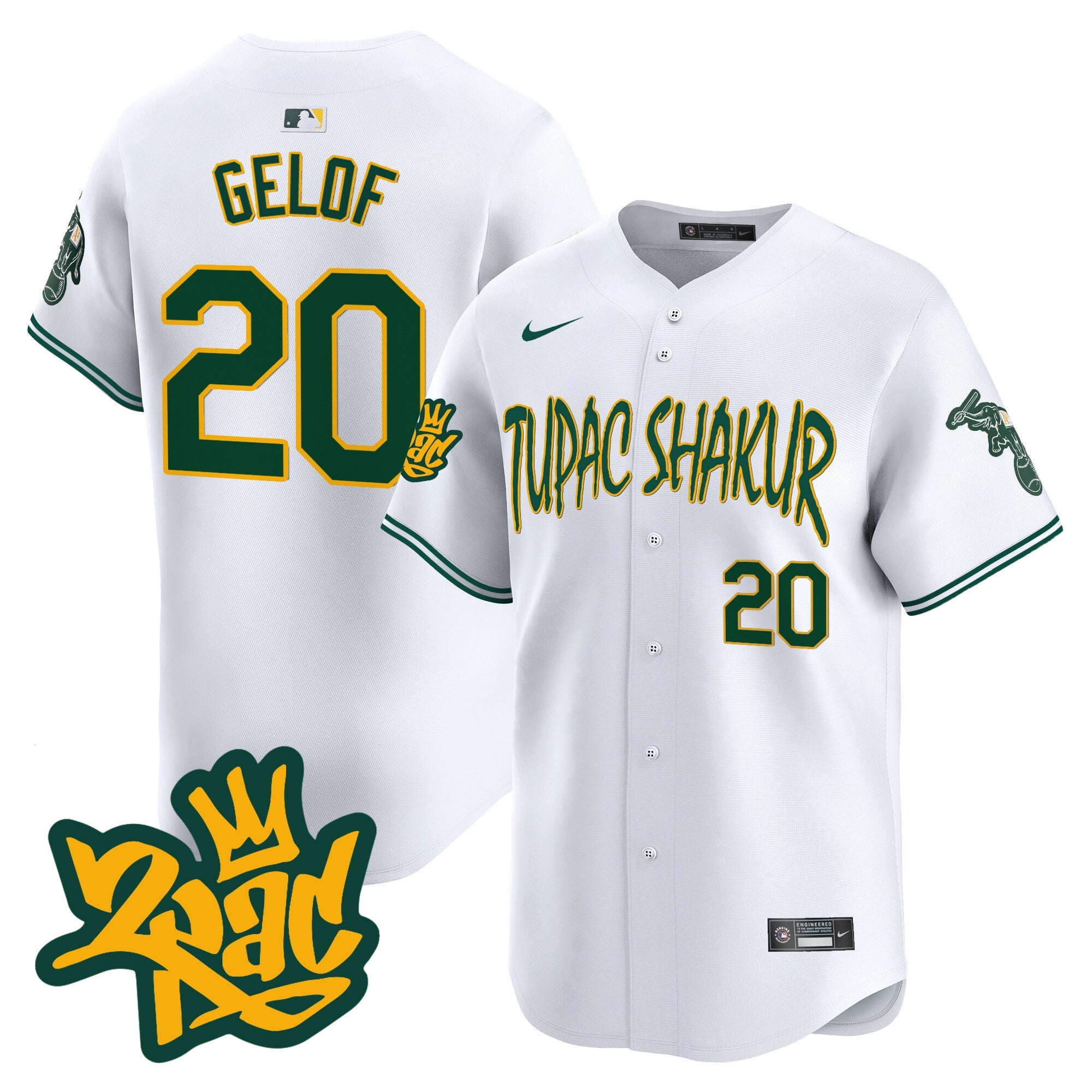 Men’s Oakland Tupac Shakur Vapor Premier Limited Jersey