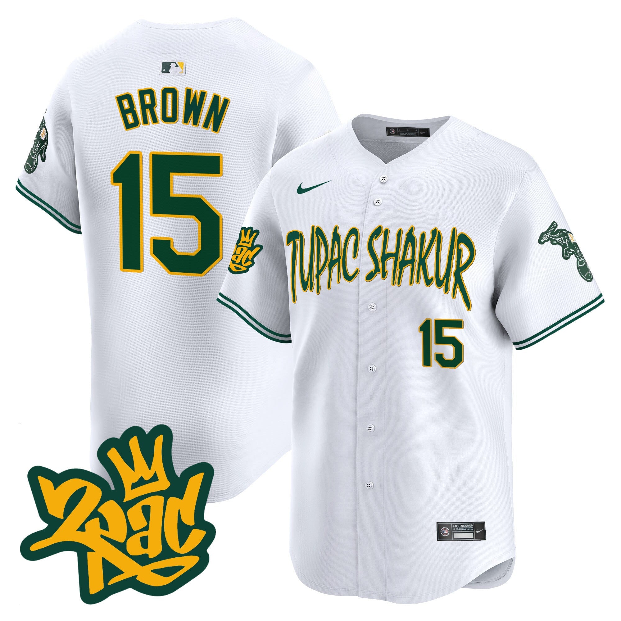 Men’s Oakland Tupac Shakur Vapor Premier Limited Jersey