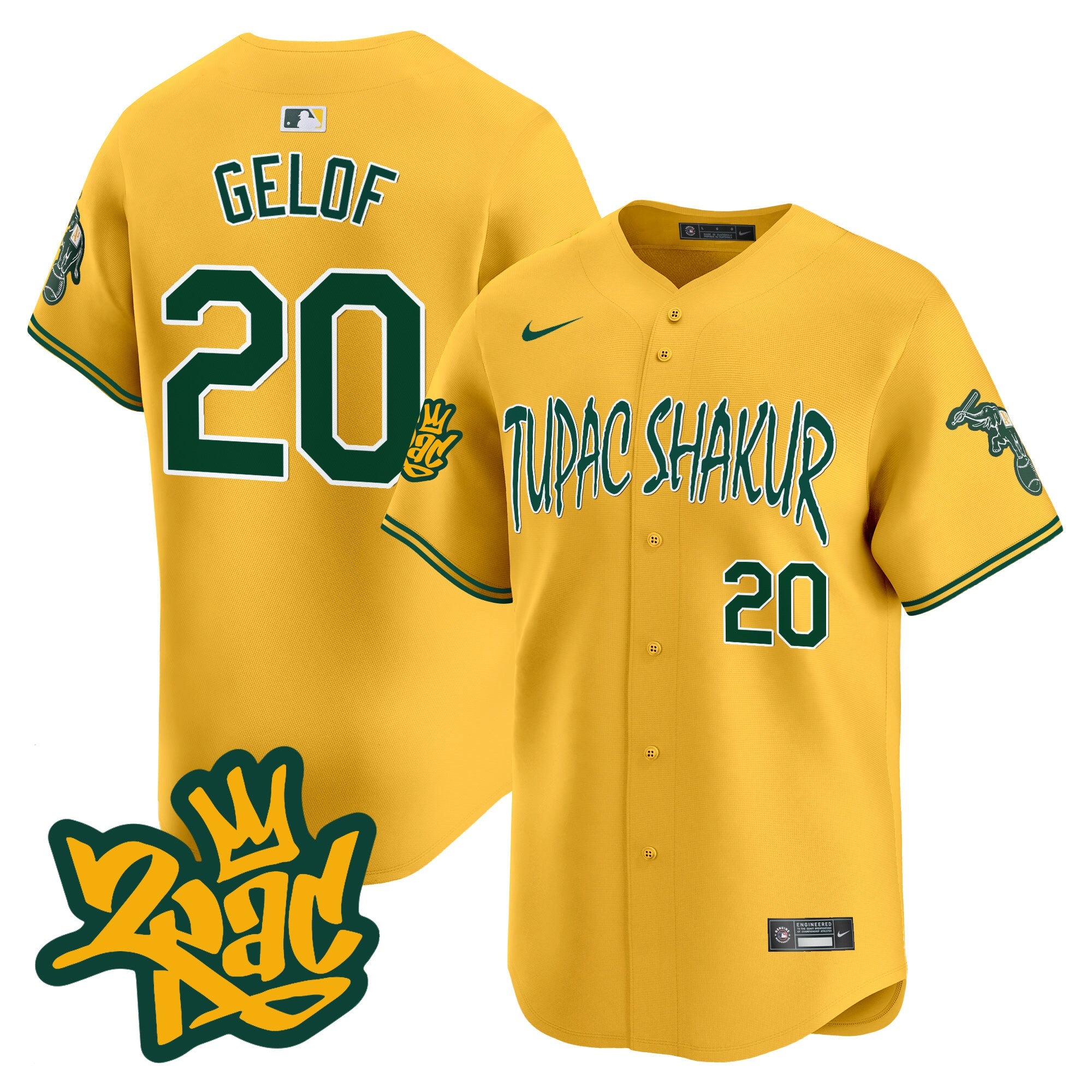 Men’s Oakland Tupac Shakur Vapor Premier Limited Jersey