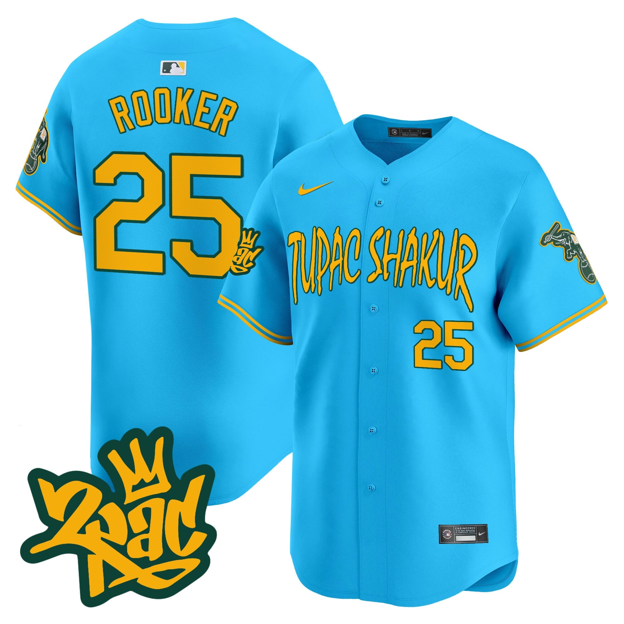 Men’s Oakland Tupac Shakur Vapor Premier Limited Jersey