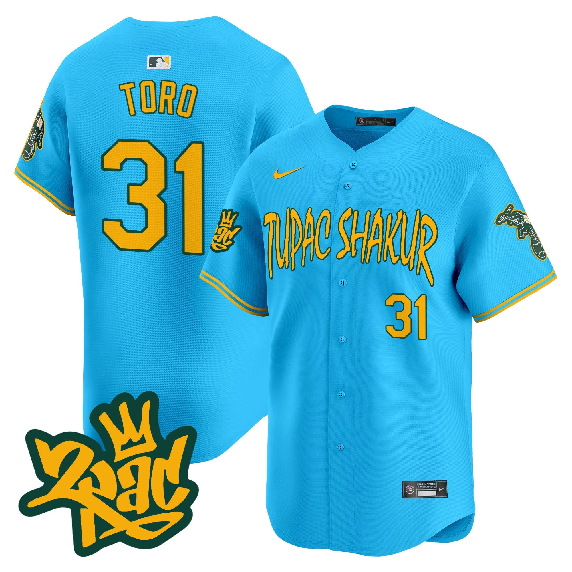 Men’s Oakland Tupac Shakur Vapor Premier Limited Jersey