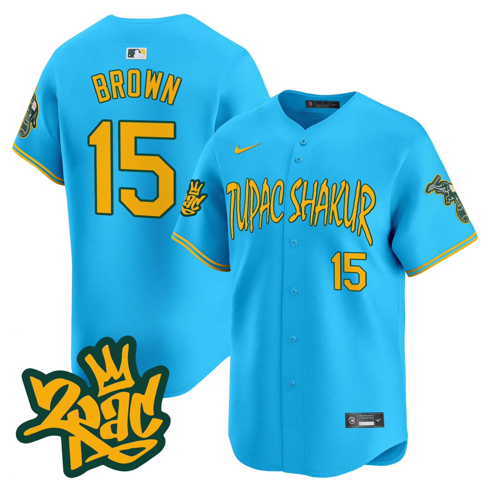 Men’s Oakland Tupac Shakur Vapor Premier Limited Jersey