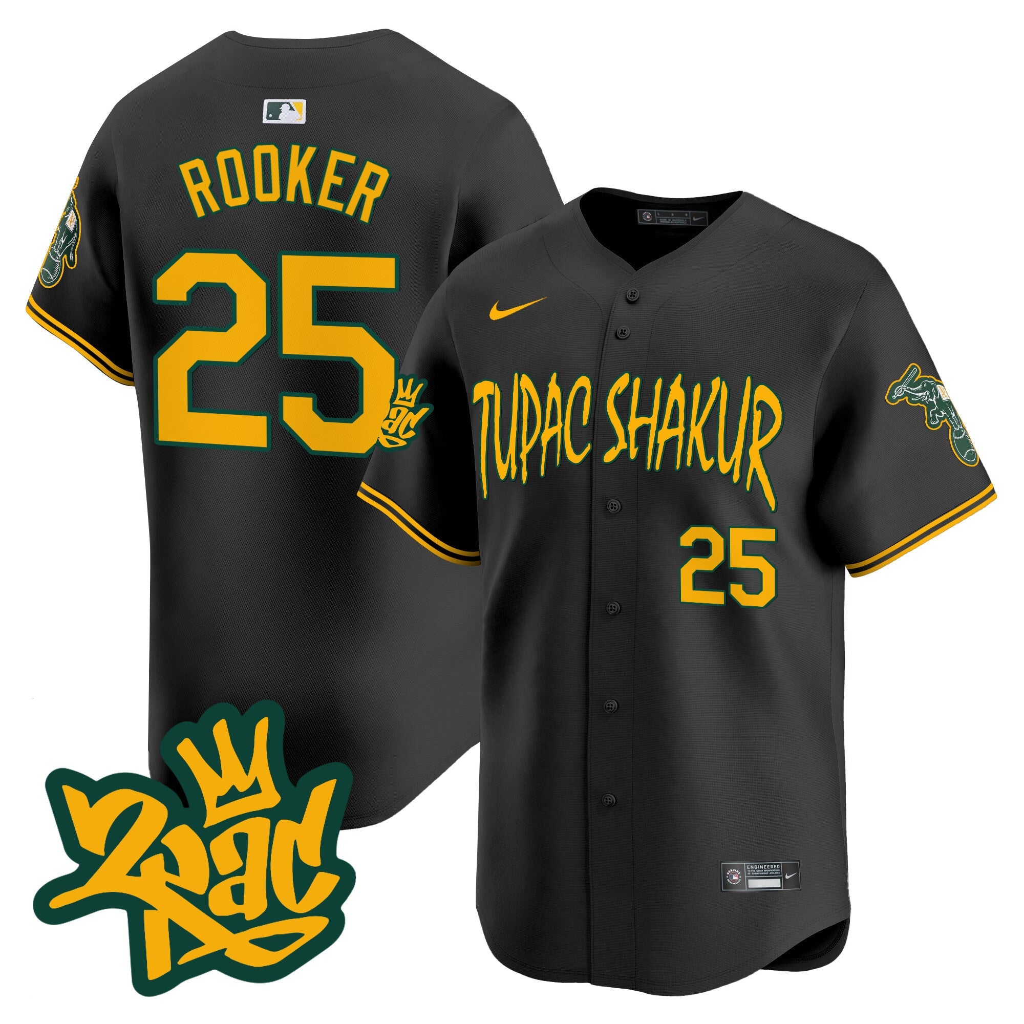 Men’s Oakland Tupac Shakur Vapor Premier Limited Jersey