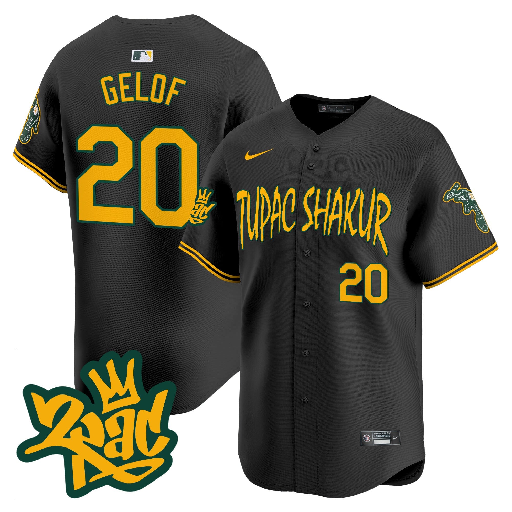 Men’s Oakland Tupac Shakur Vapor Premier Limited Jersey