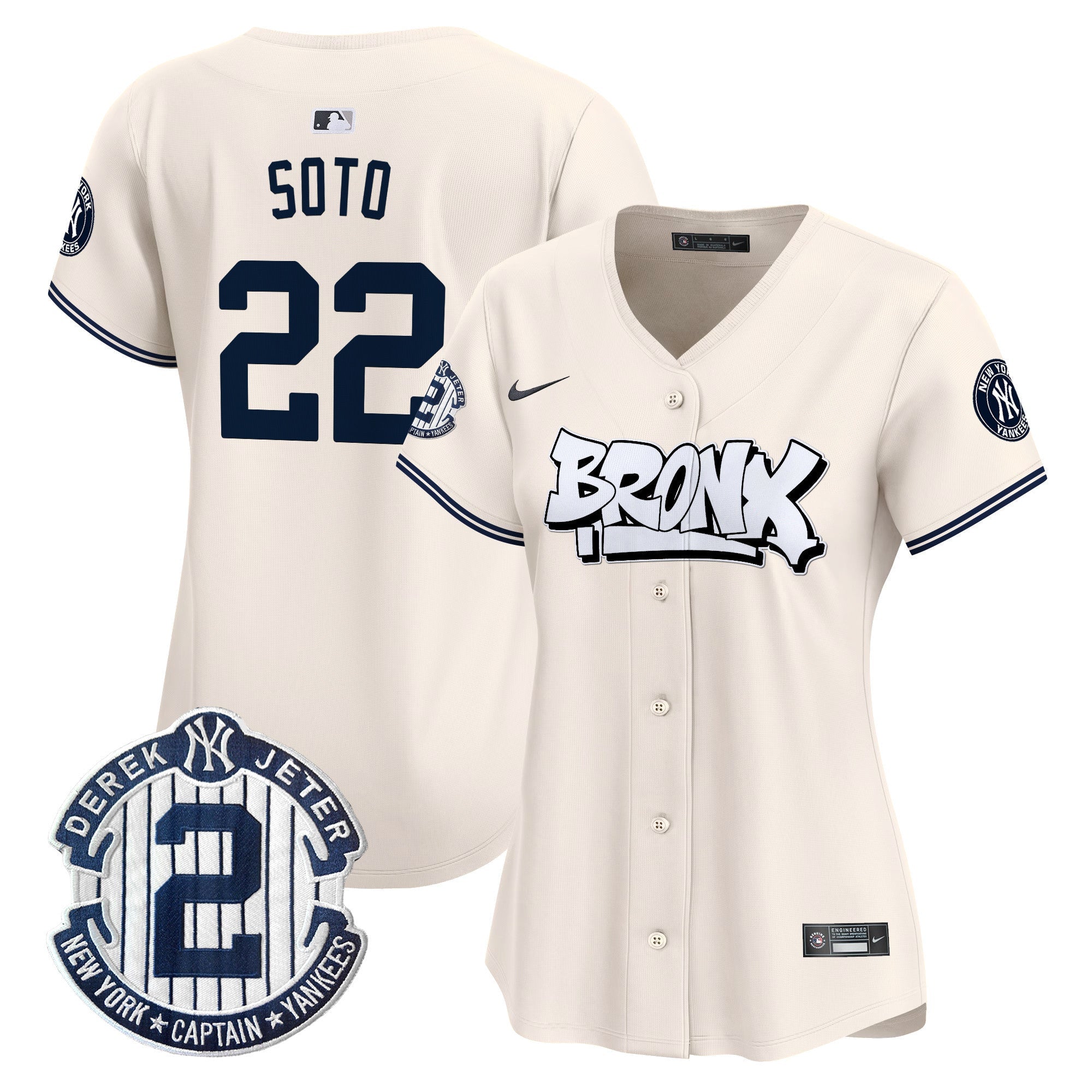 Women’s New York The Bronx Graffiti Vapor Premier Limited Jersey V3