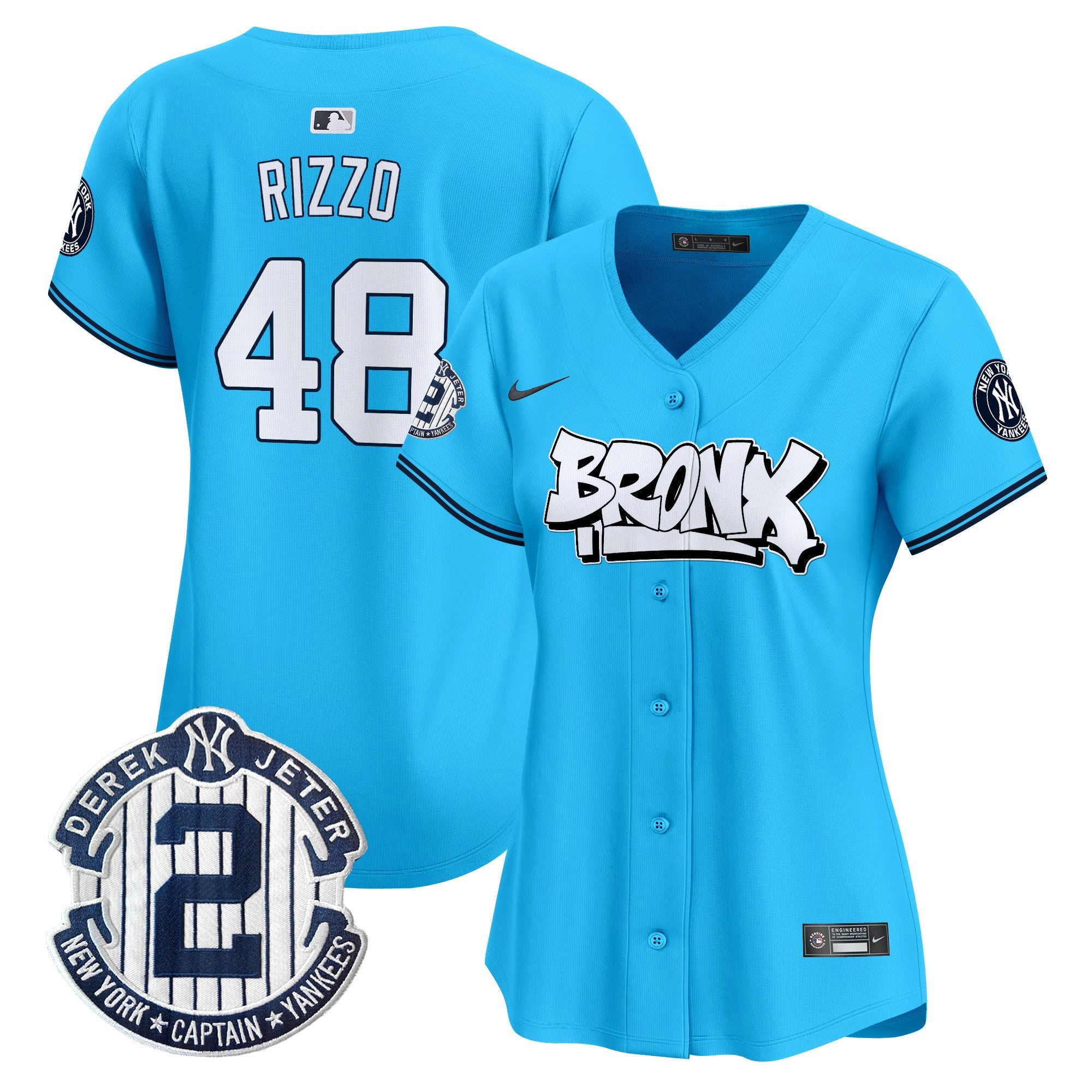 Women’s New York The Bronx Graffiti Vapor Premier Limited Jersey V3