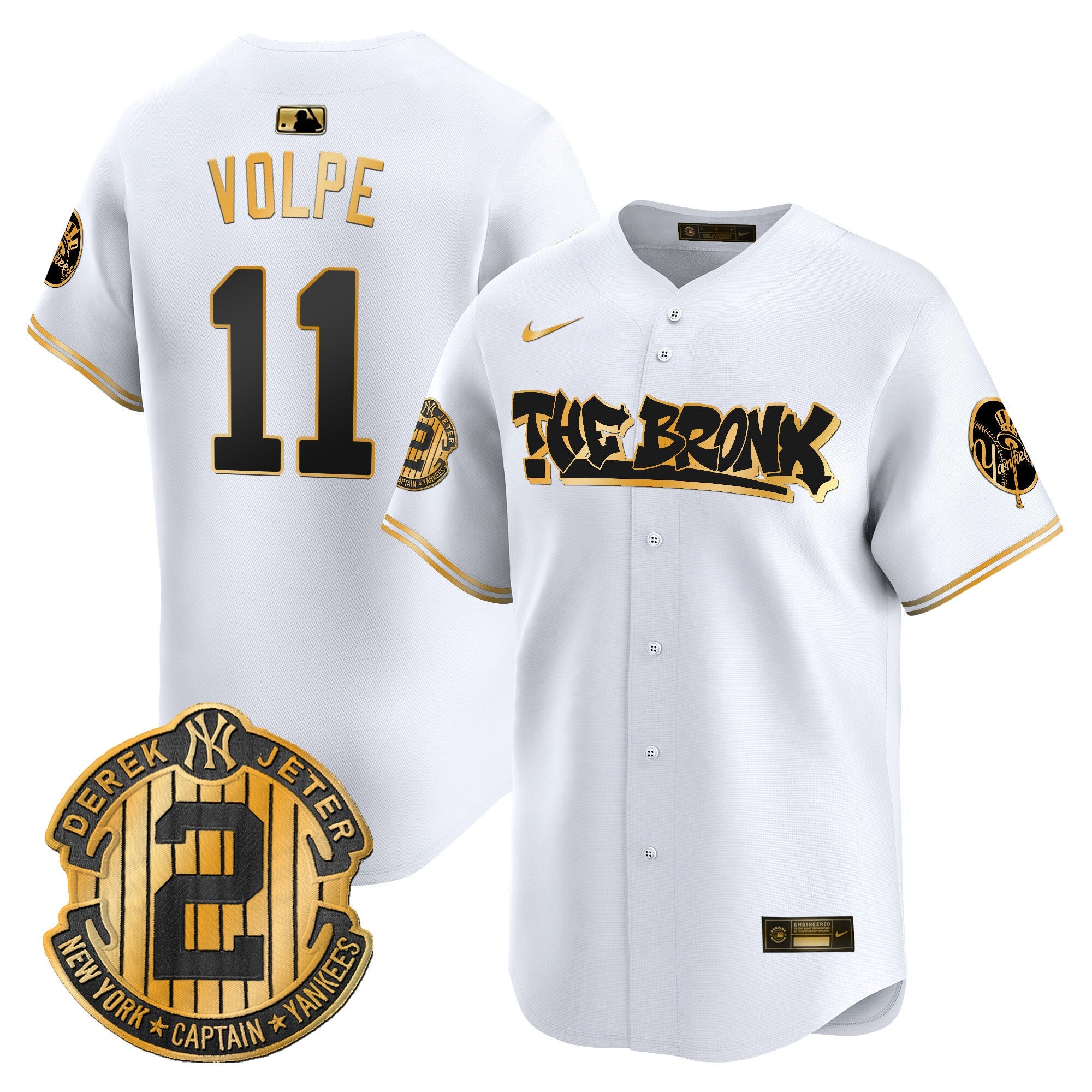 Men’s New York The Bronx Graffiti Vapor Premier Limited Jersey V5