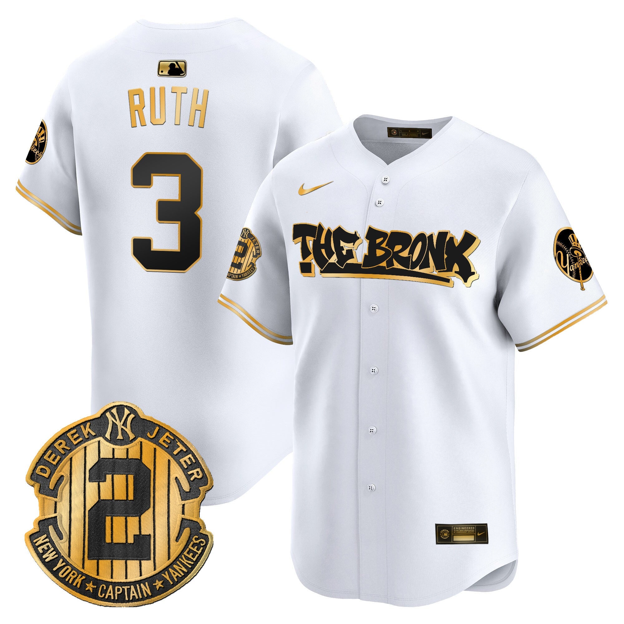 Men’s New York The Bronx Graffiti Vapor Premier Limited Jersey V5