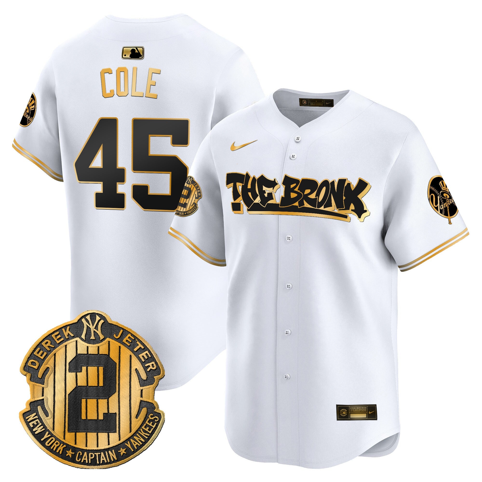 Men’s New York The Bronx Graffiti Vapor Premier Limited Jersey V5