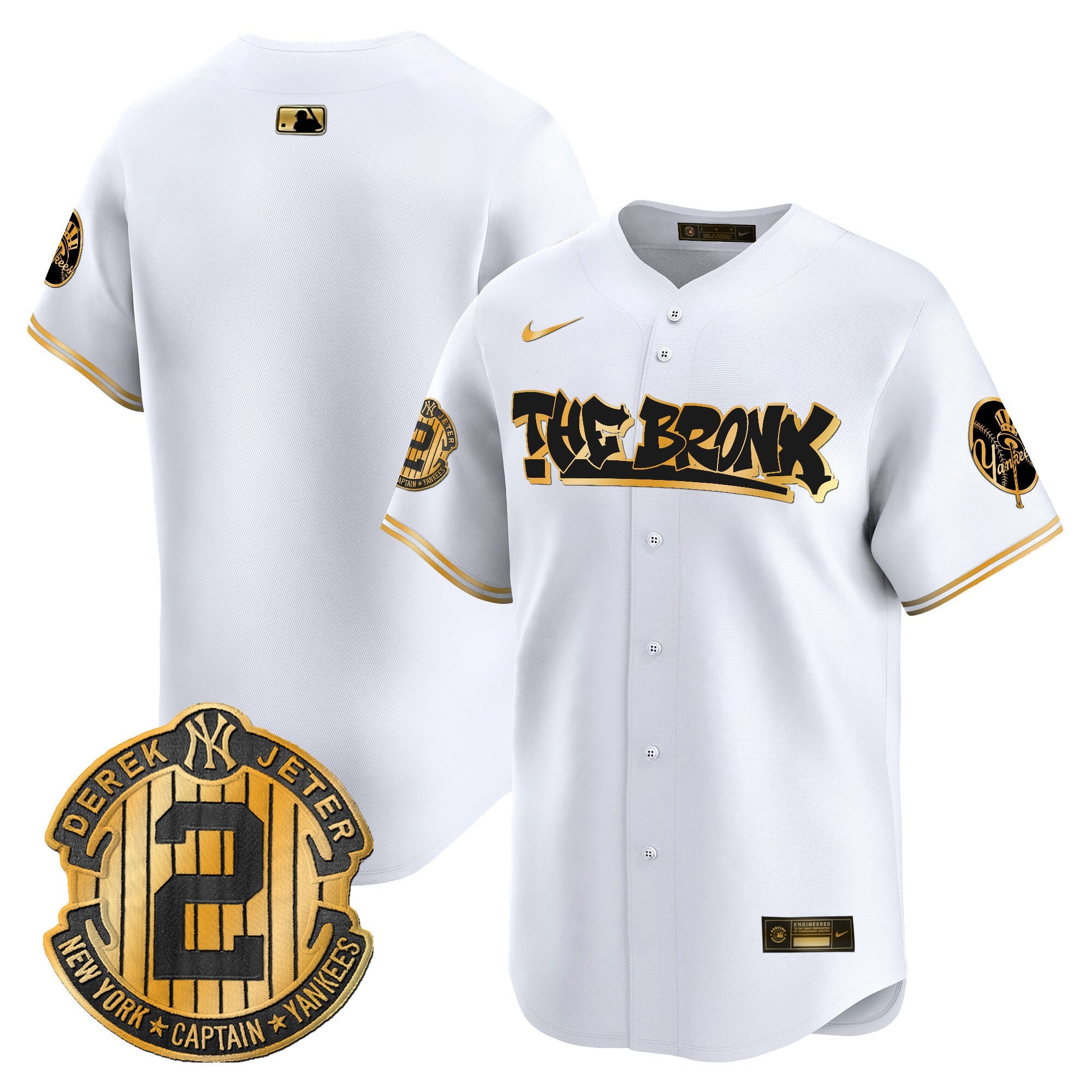 Men’s New York The Bronx Graffiti Vapor Premier Limited Jersey V5