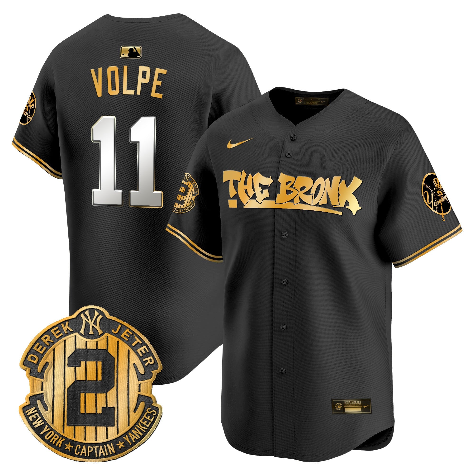 Men’s New York The Bronx Graffiti Vapor Premier Limited Jersey V5