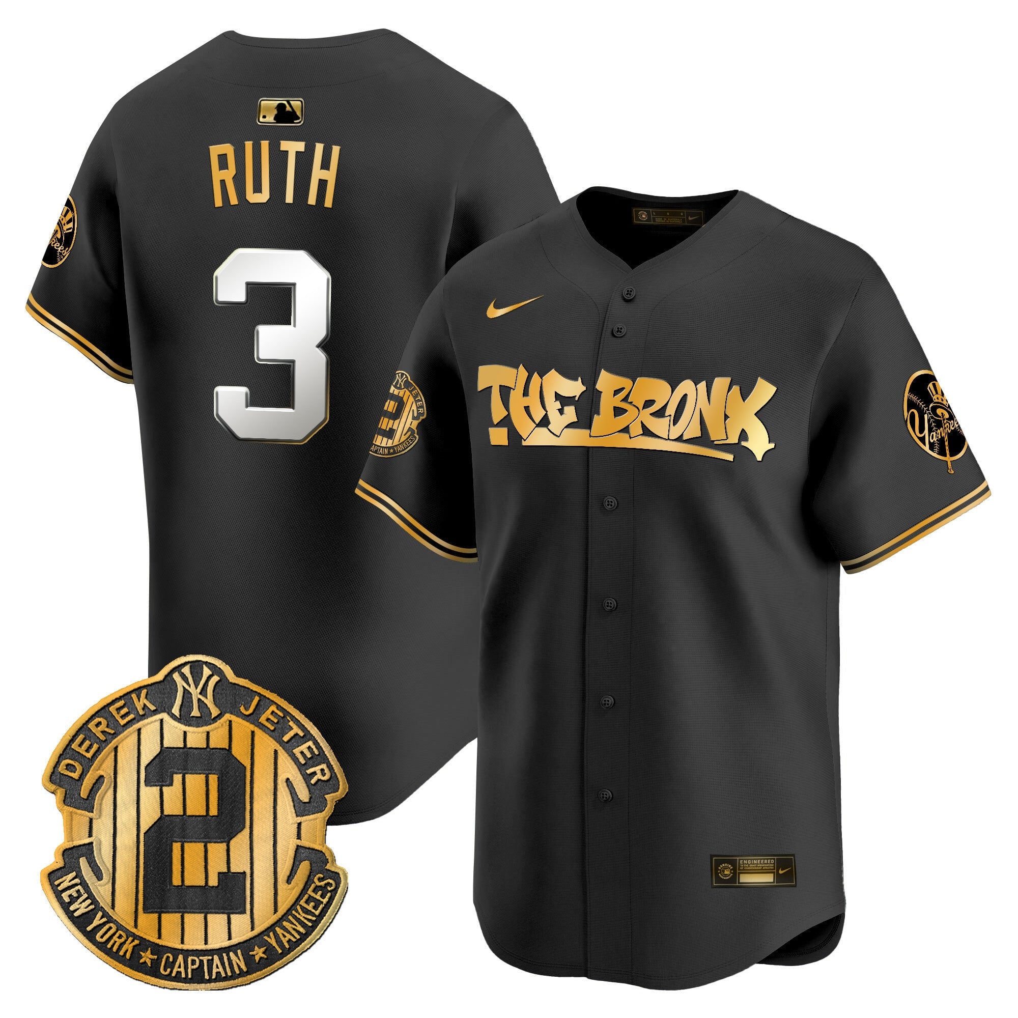 Men’s New York The Bronx Graffiti Vapor Premier Limited Jersey V5