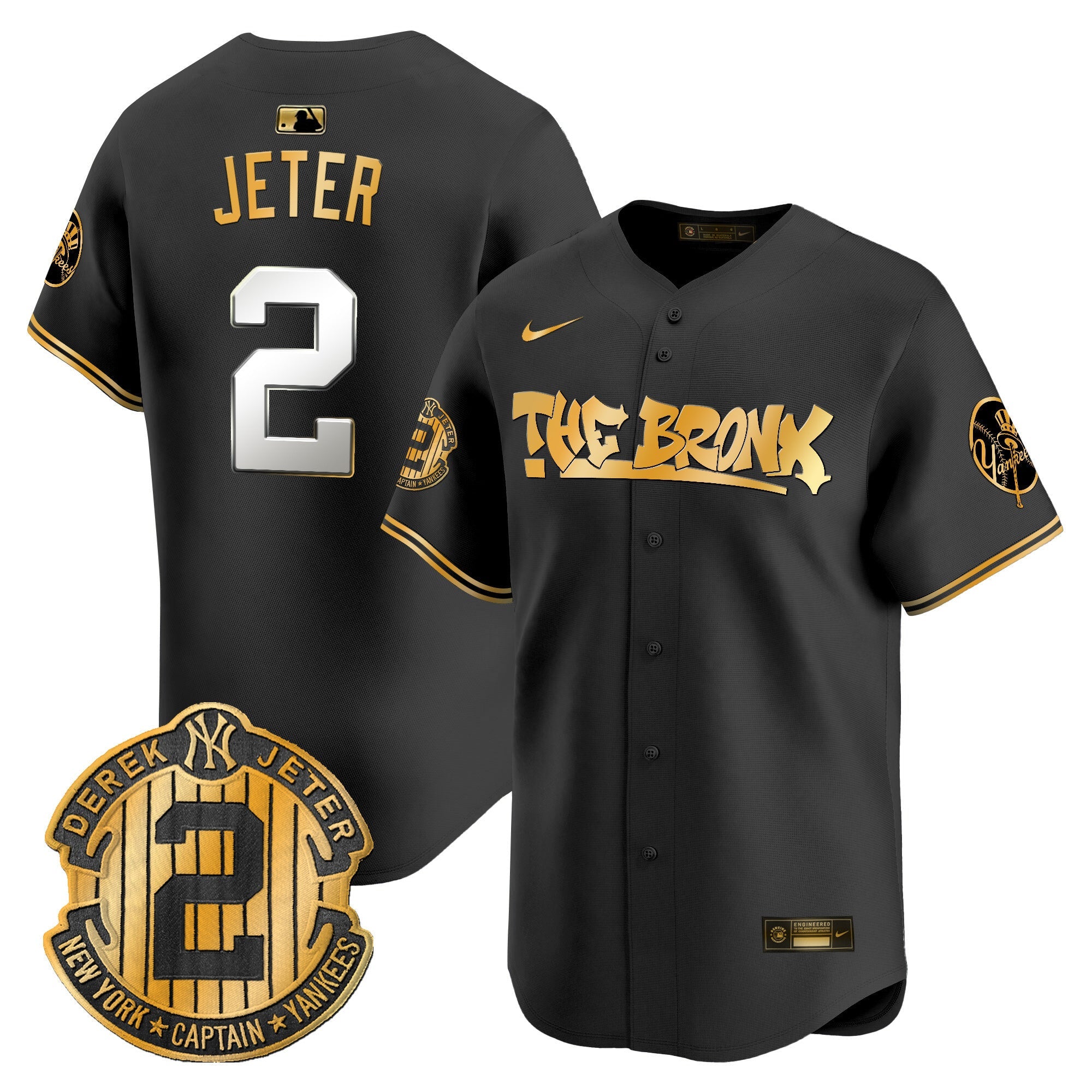 Men’s New York The Bronx Graffiti Vapor Premier Limited Jersey V5