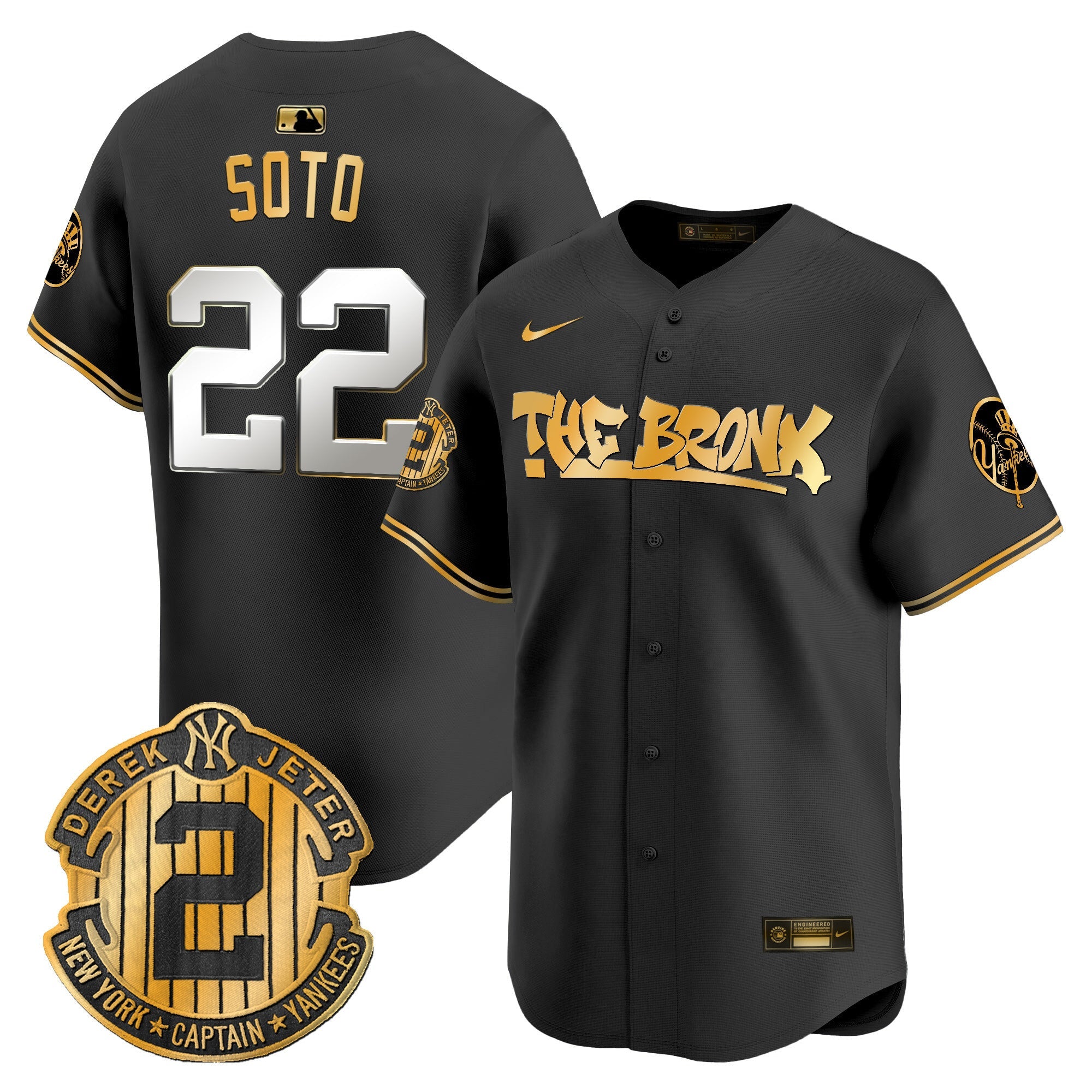 Men’s New York The Bronx Graffiti Vapor Premier Limited Jersey V5