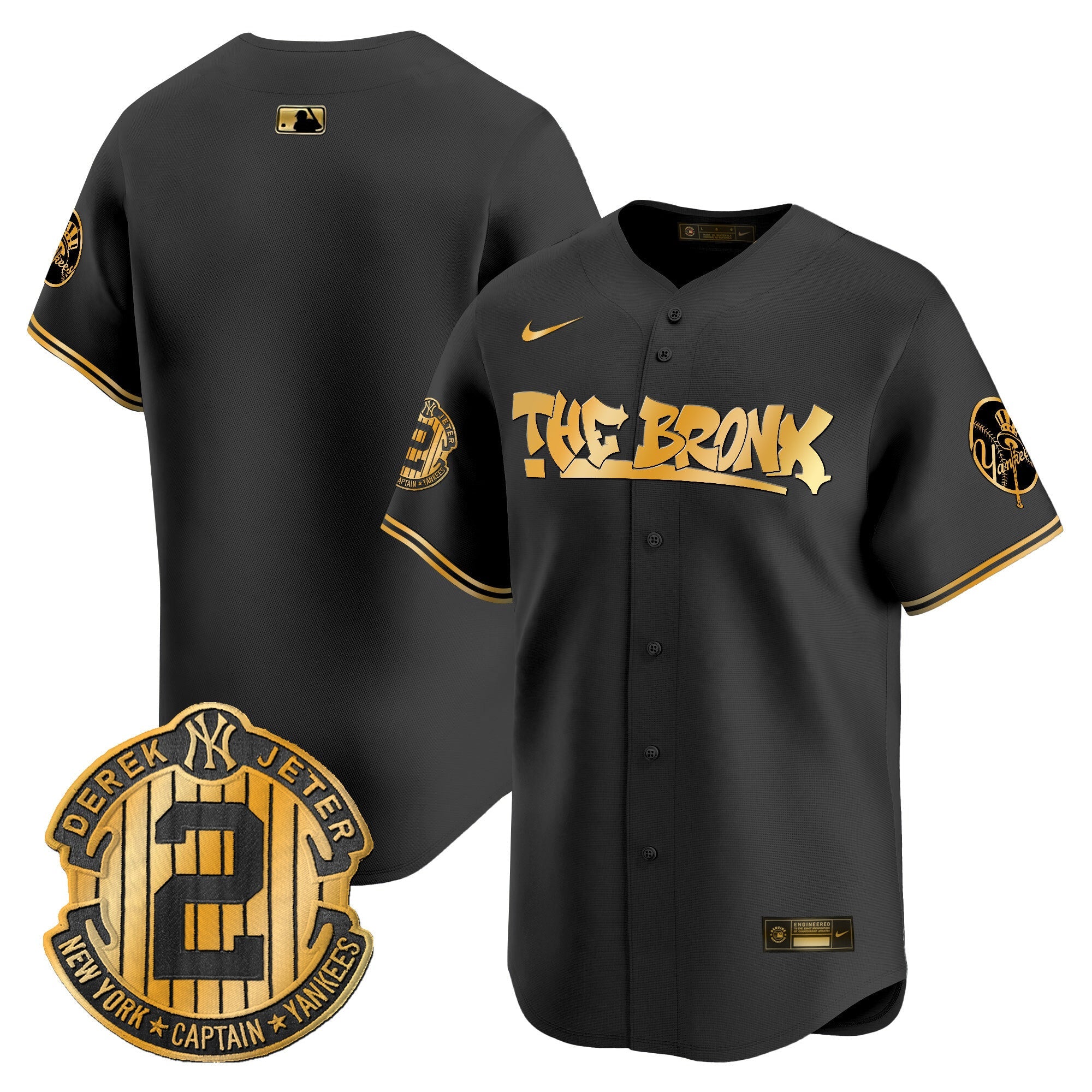 Men’s New York The Bronx Graffiti Vapor Premier Limited Jersey V5