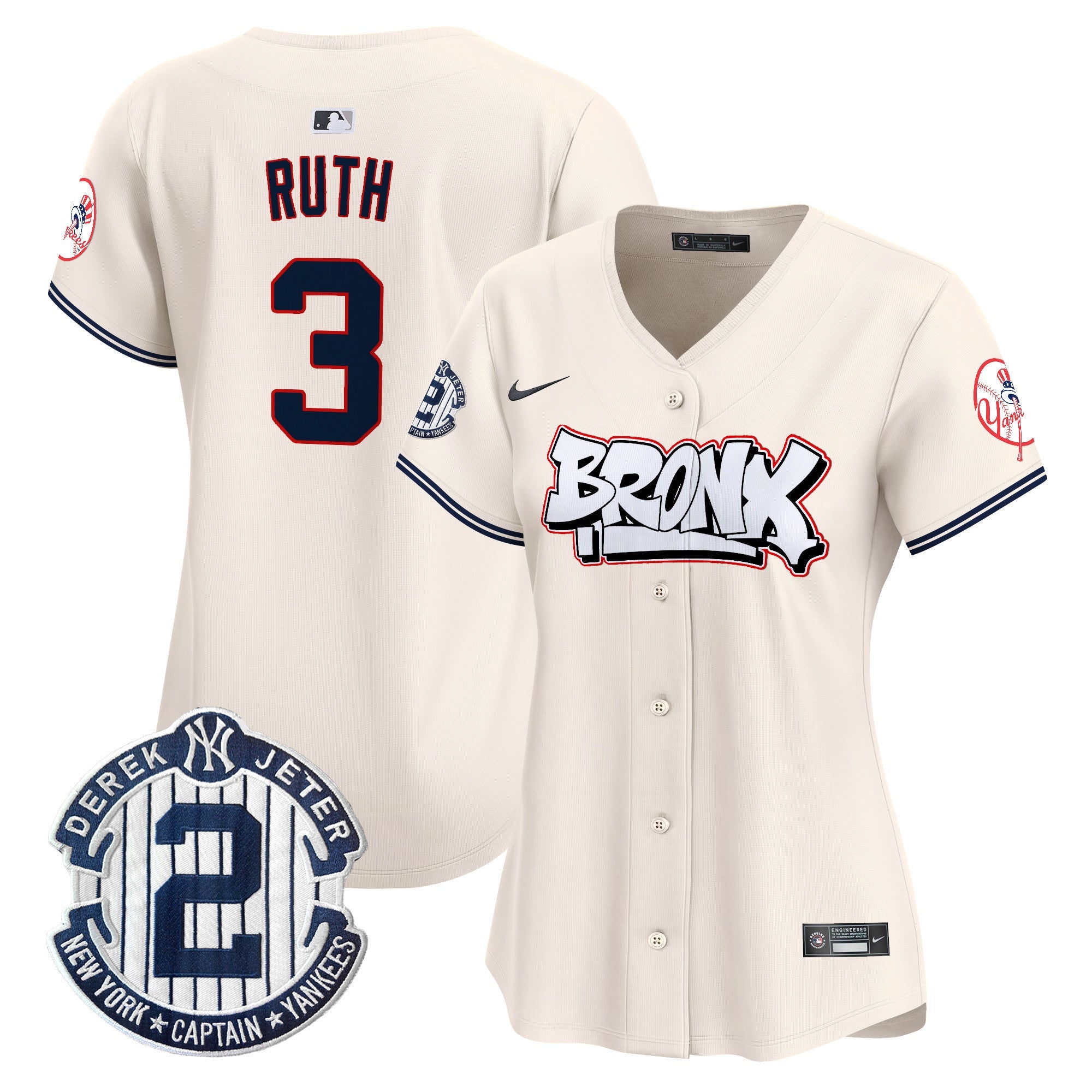 Women’s New York The Bronx Graffiti Vapor Premier Limited Jersey V4