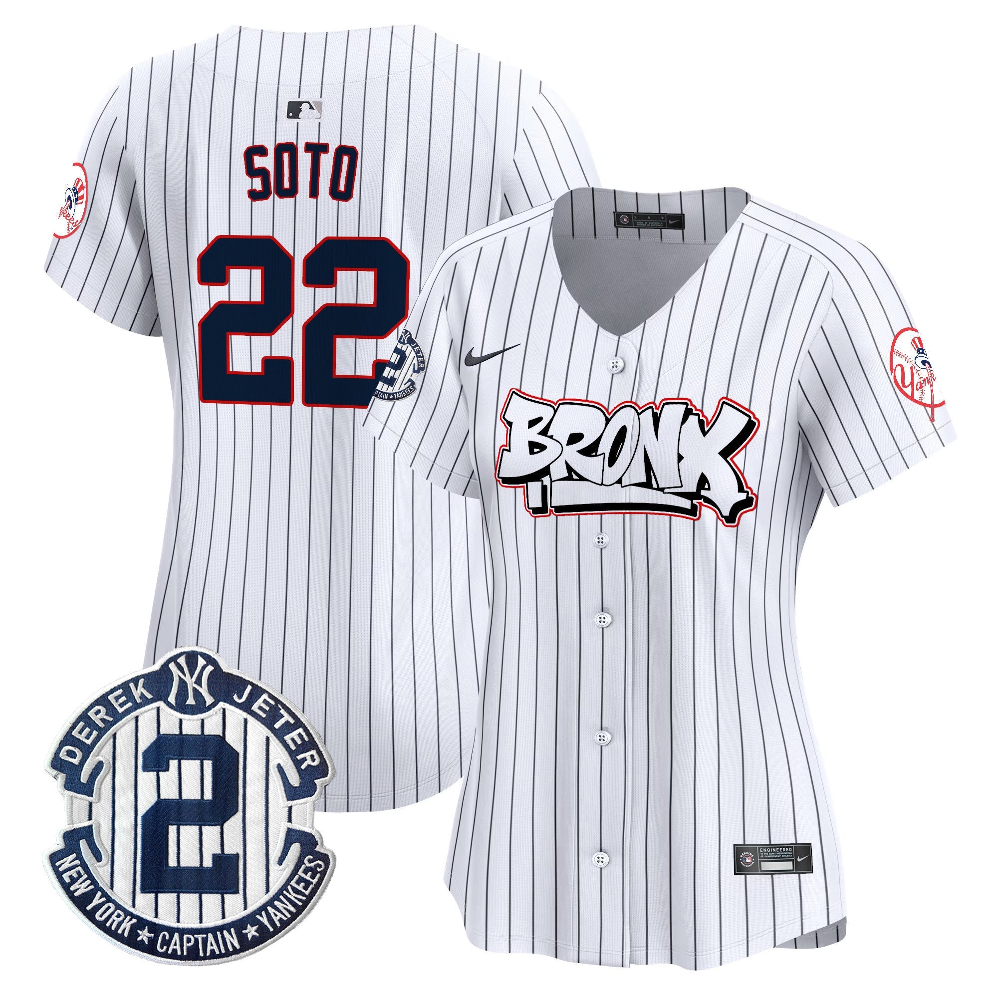 Women’s New York The Bronx Graffiti Vapor Premier Limited Jersey V4