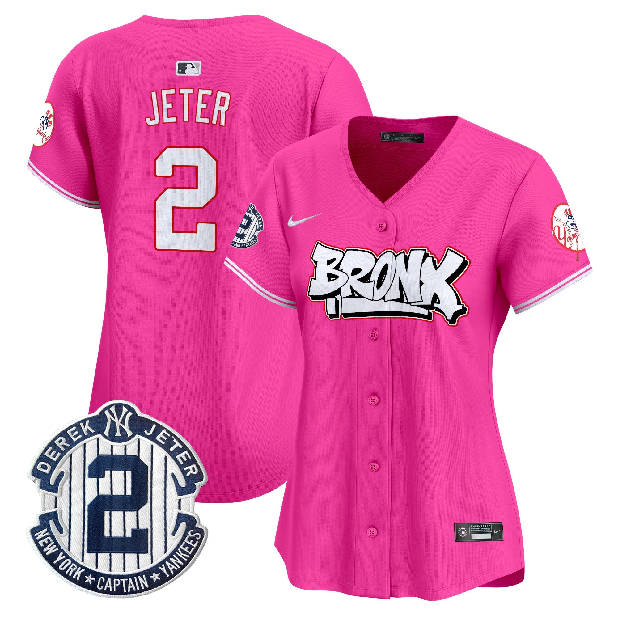 Women’s New York The Bronx Graffiti Vapor Premier Limited Jersey V4