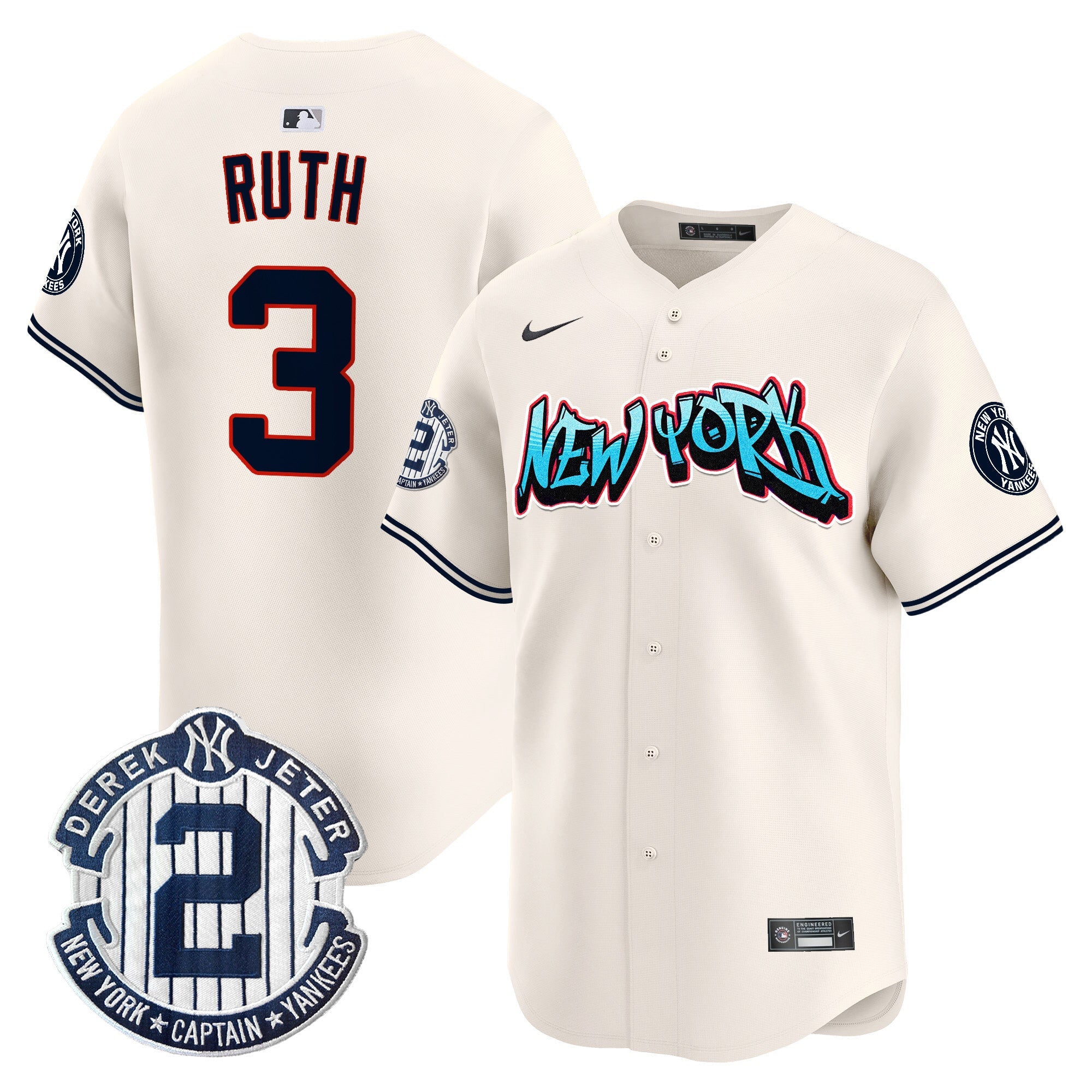 Men’s New York Graffiti Vapor Premier Limited Jersey