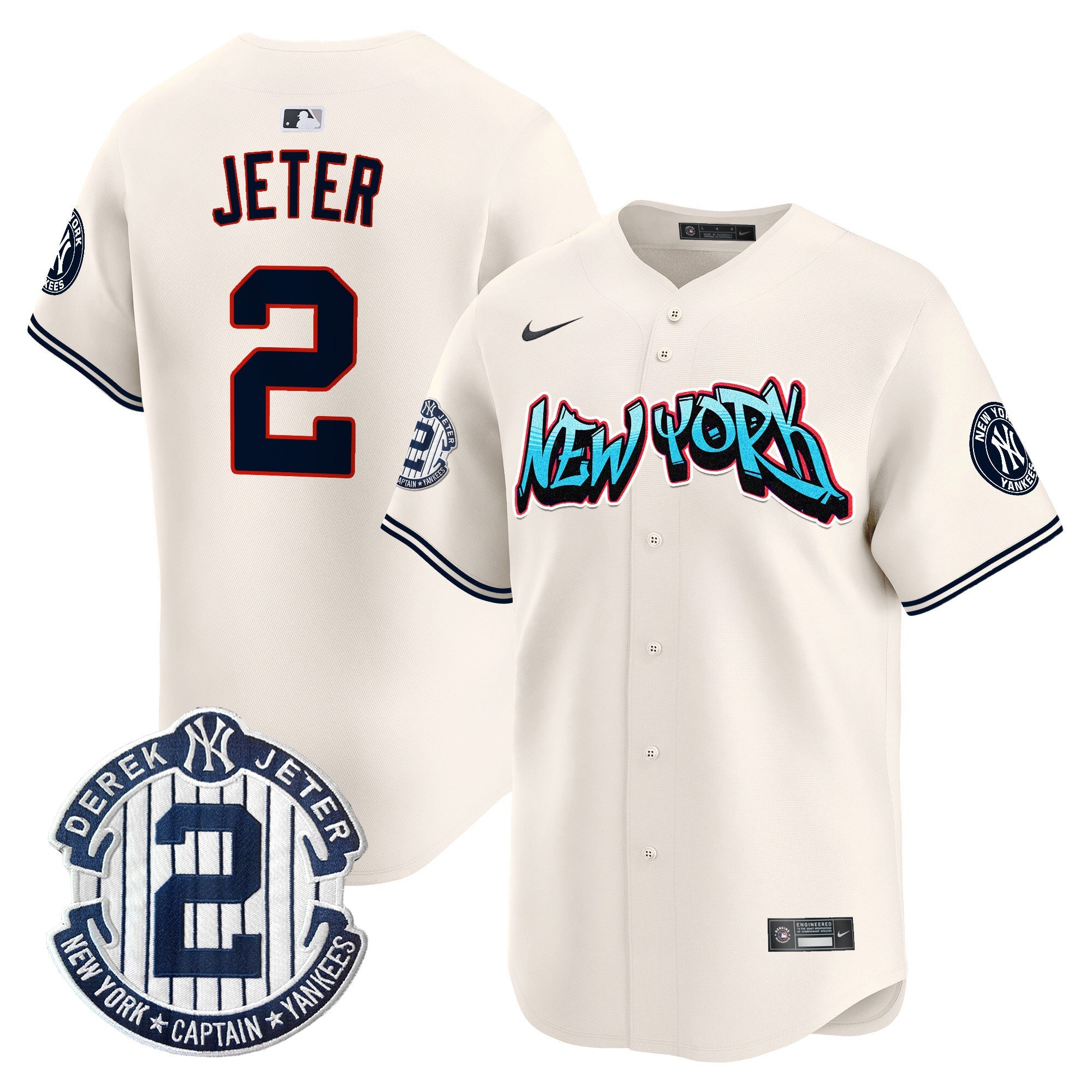 Men’s New York Graffiti Vapor Premier Limited Jersey