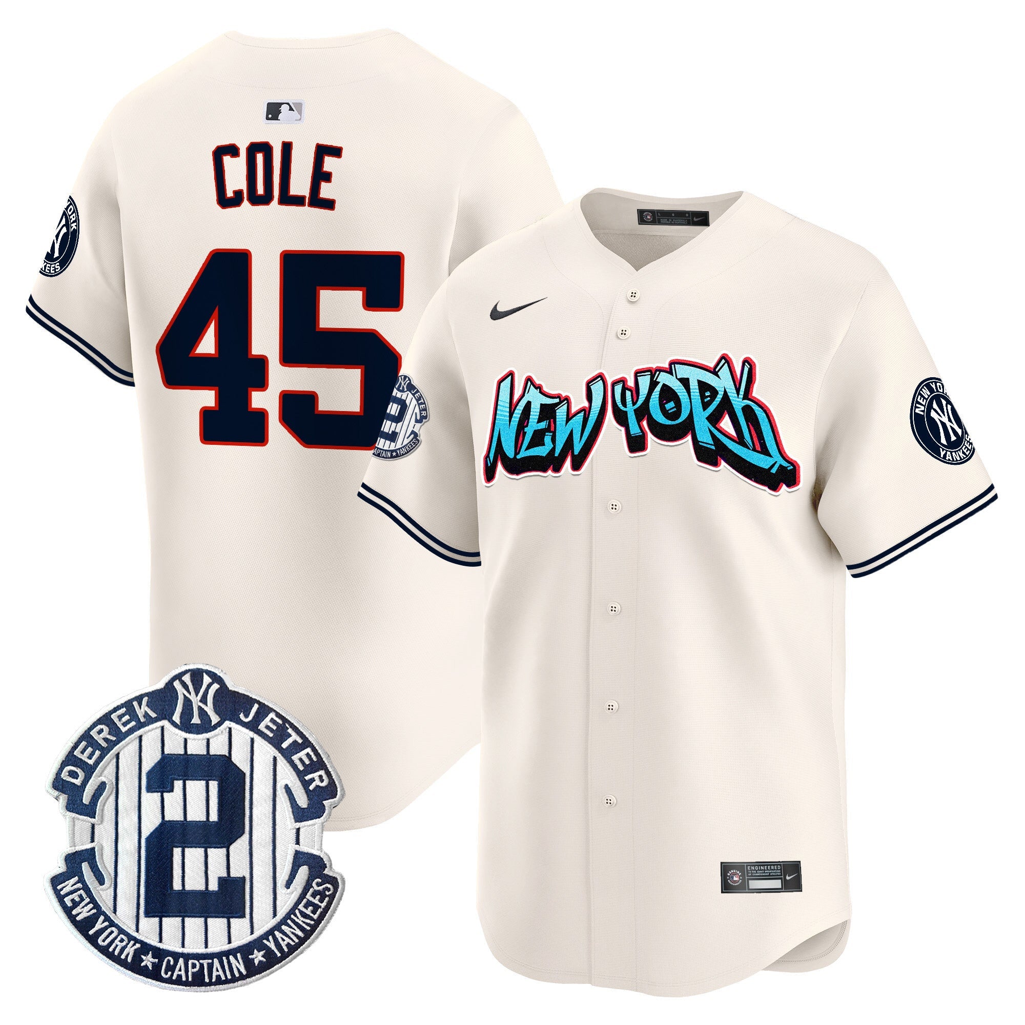 Men’s New York Graffiti Vapor Premier Limited Jersey