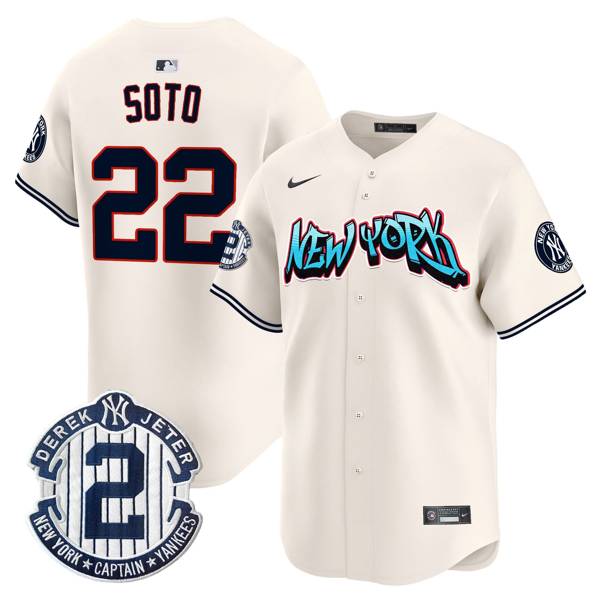 Men’s New York Graffiti Vapor Premier Limited Jersey