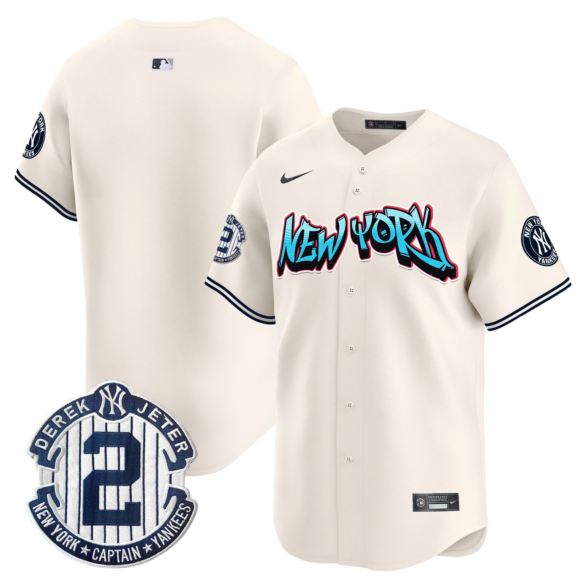 Men’s New York Graffiti Vapor Premier Limited Jersey