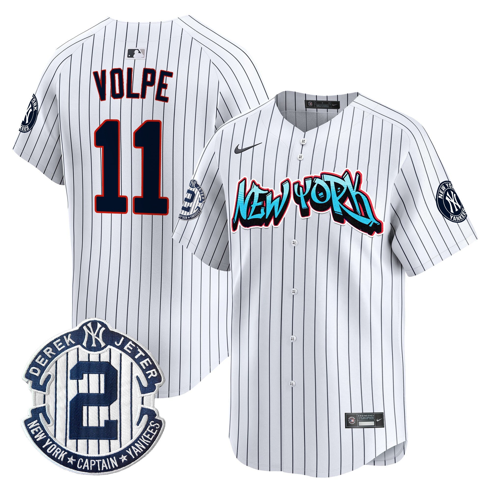 Men’s New York Graffiti Vapor Premier Limited Jersey