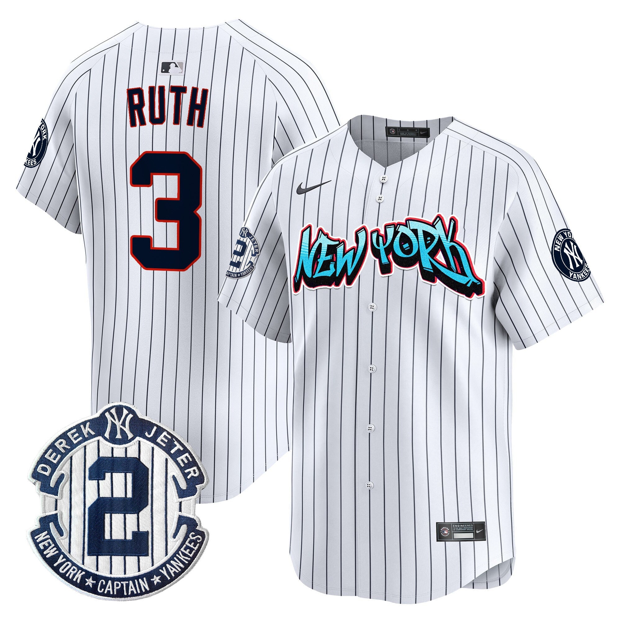 Men’s New York Graffiti Vapor Premier Limited Jersey