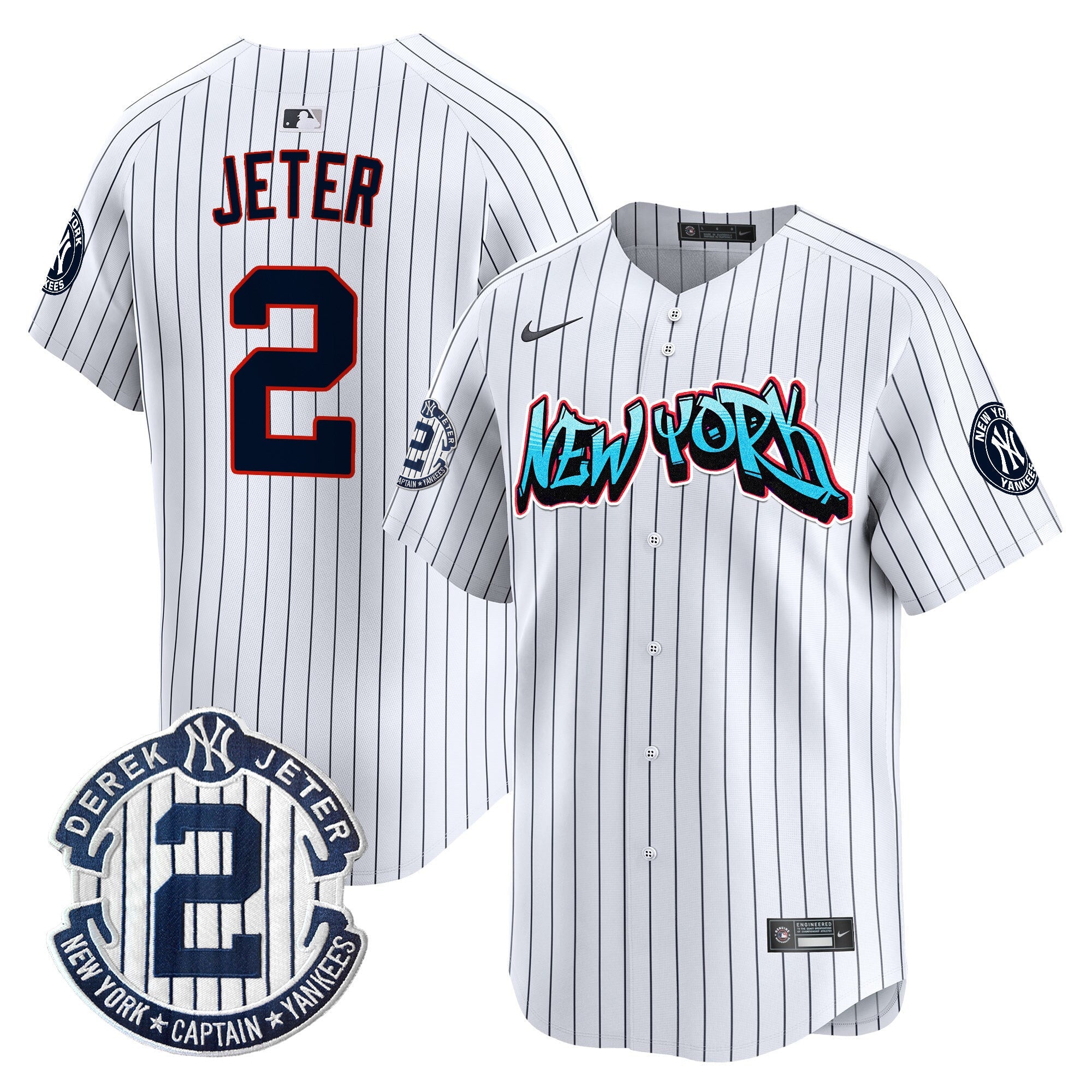 Men’s New York Graffiti Vapor Premier Limited Jersey