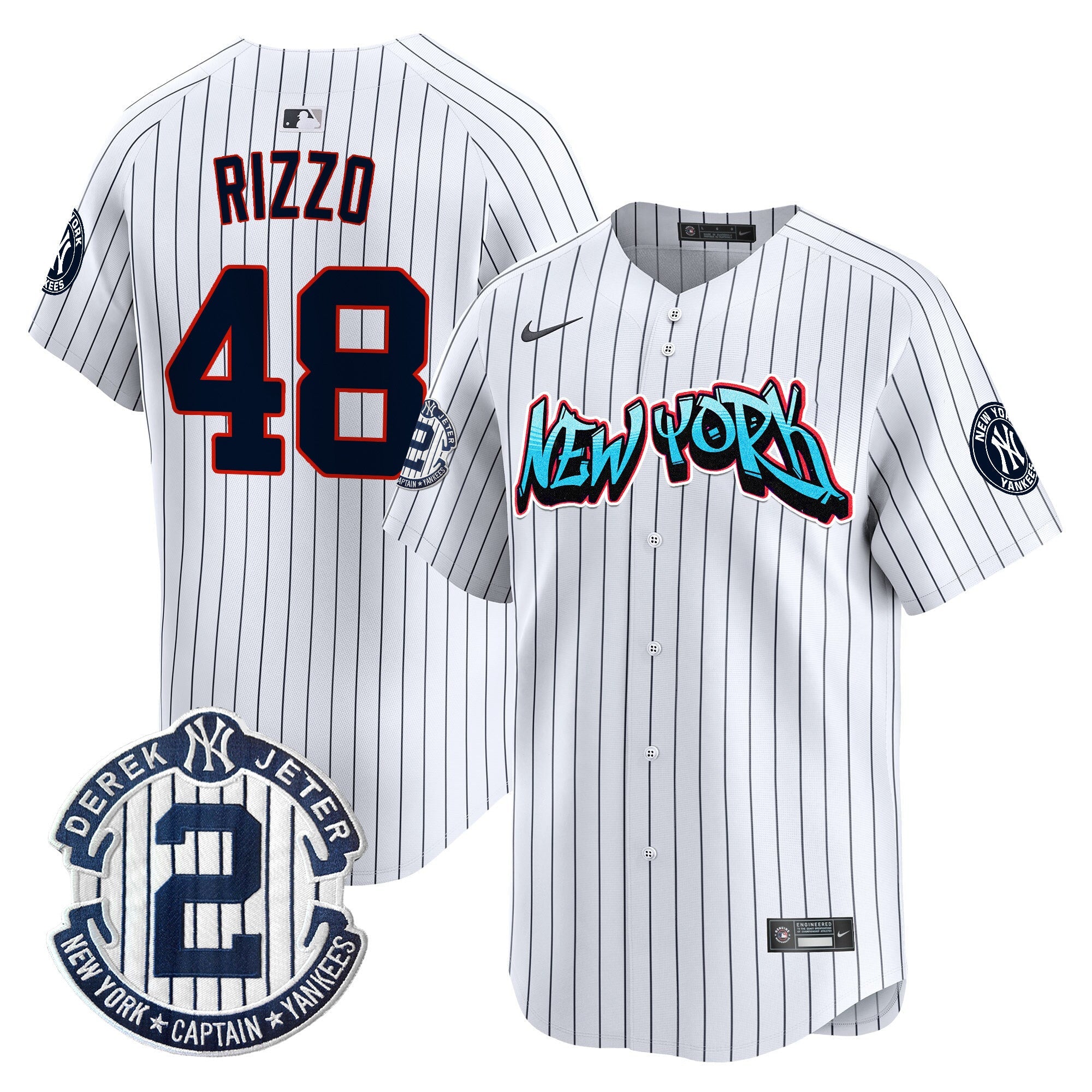 Men’s New York Graffiti Vapor Premier Limited Jersey