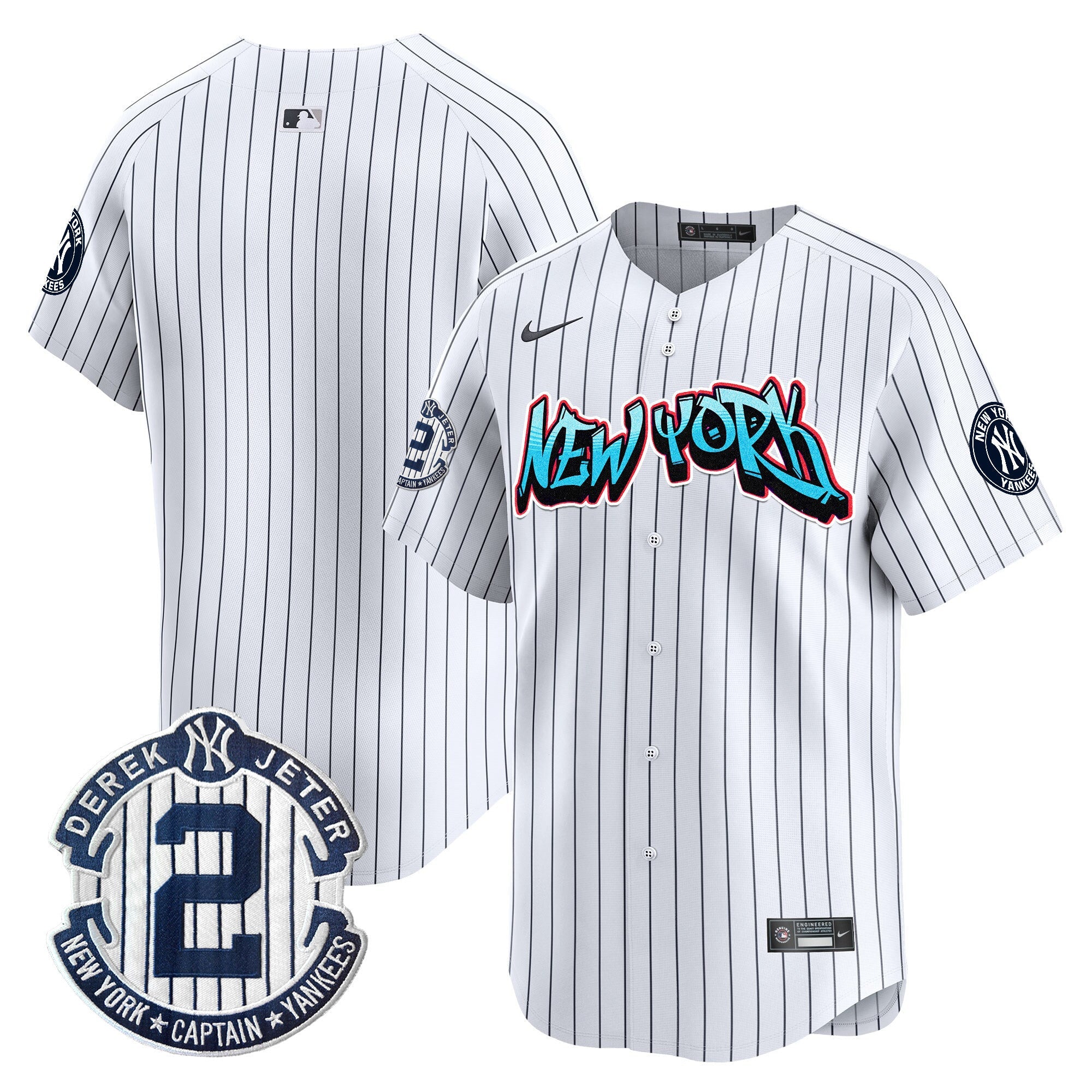 Men’s New York Graffiti Vapor Premier Limited Jersey