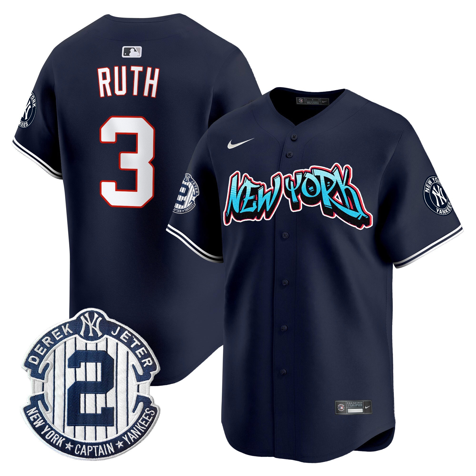 Men’s New York Graffiti Vapor Premier Limited Jersey