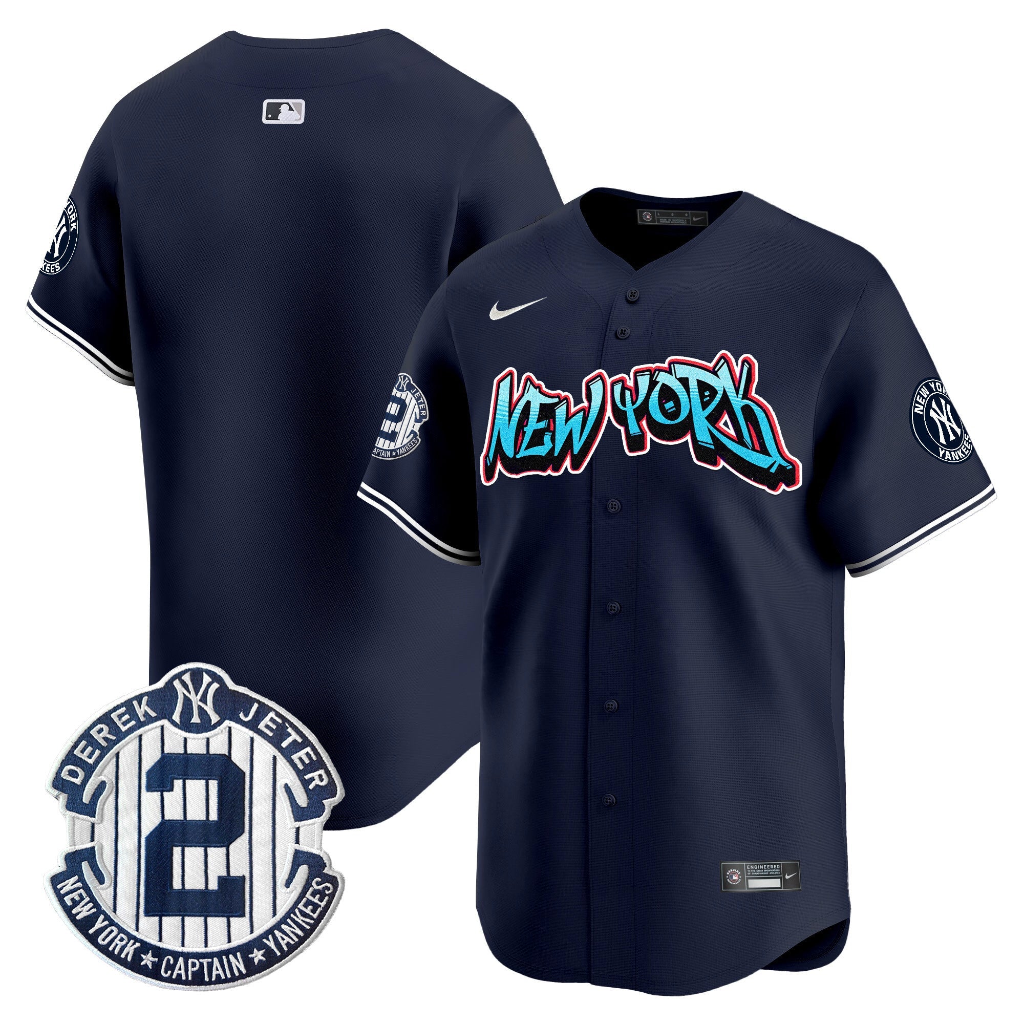 Men’s New York Graffiti Vapor Premier Limited Jersey